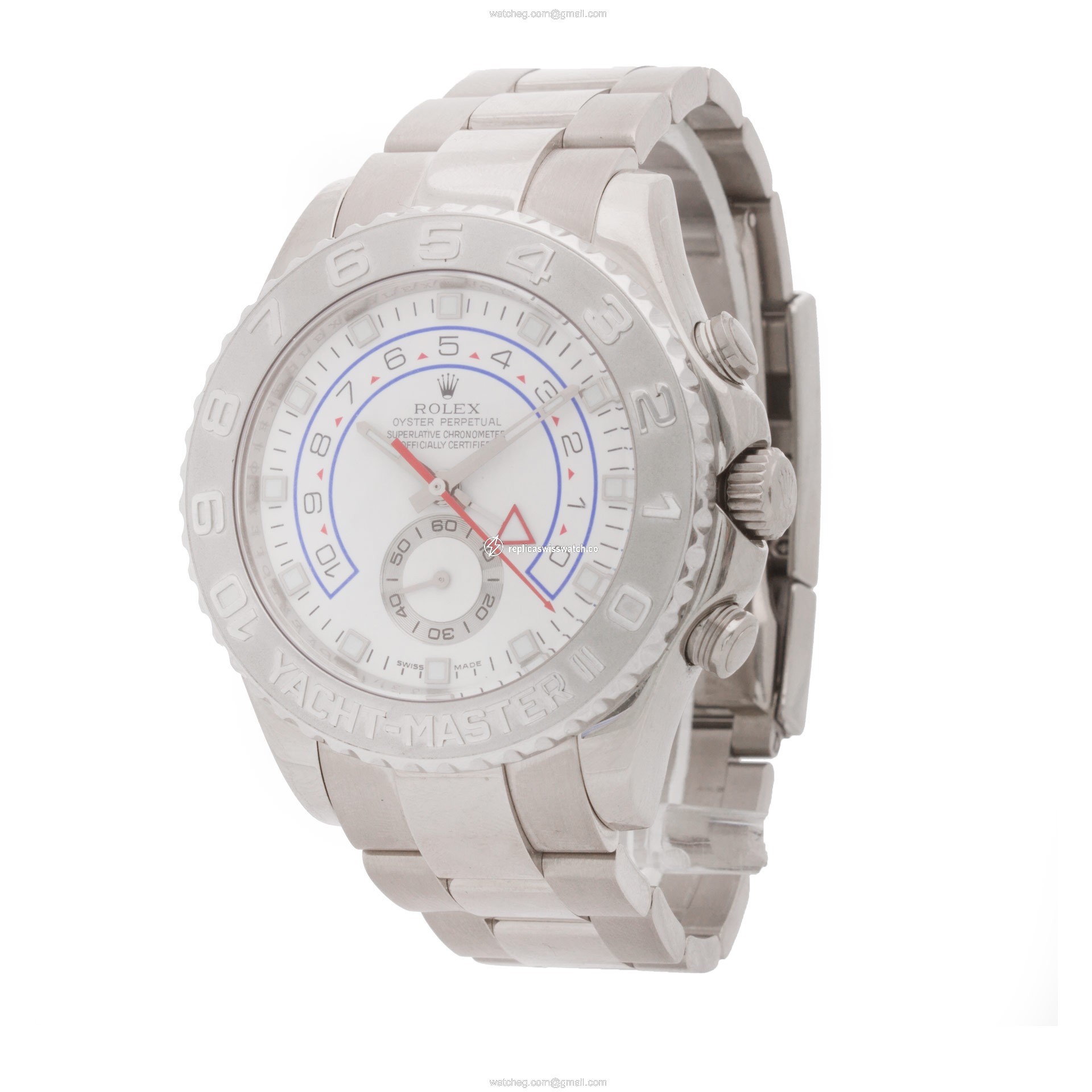 Rolex 116689 Yacht-Master II Automatic Male 18k White Gold Replica