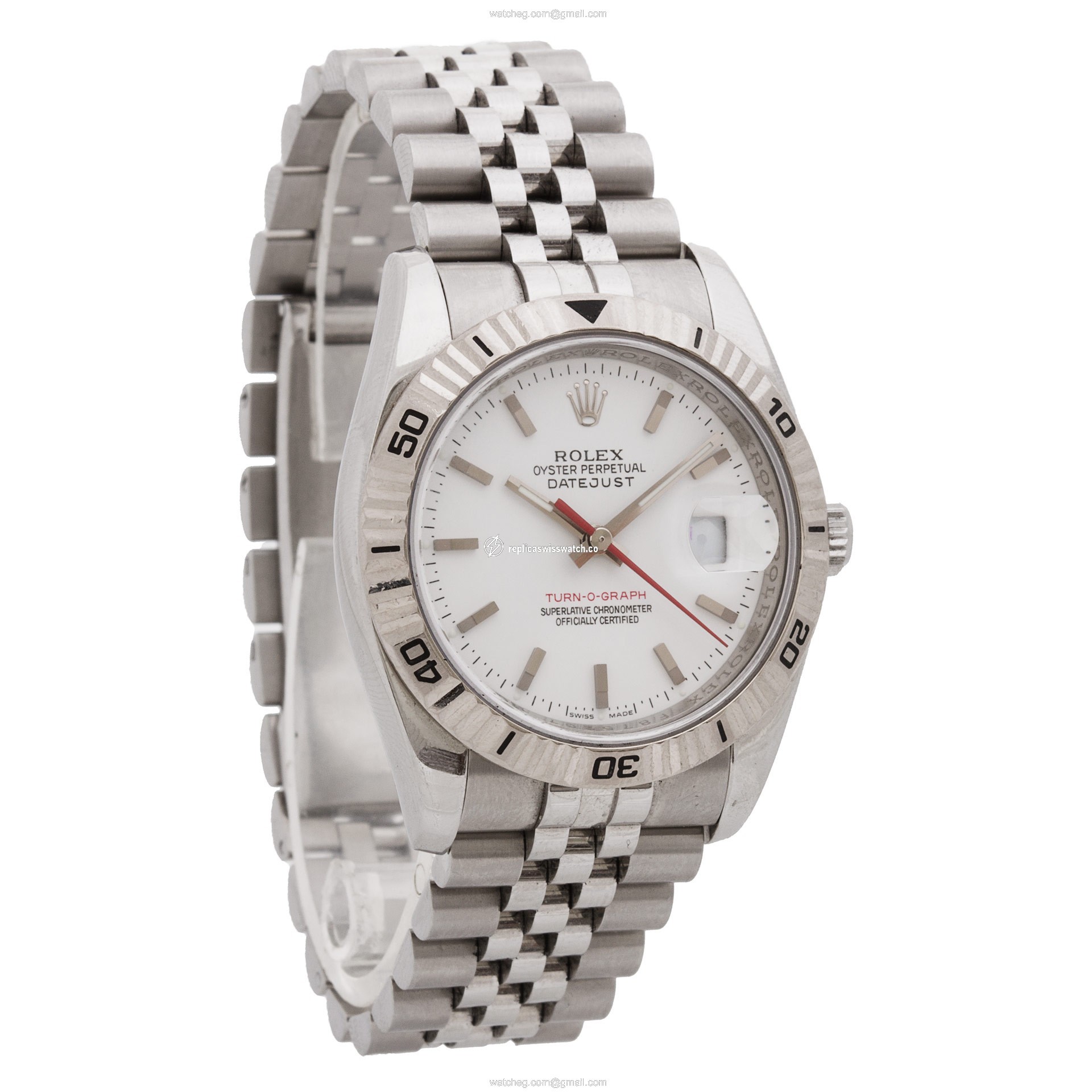 Rolex 116264 Turn-O-Graph Automatic Male Stainless Steel Replica