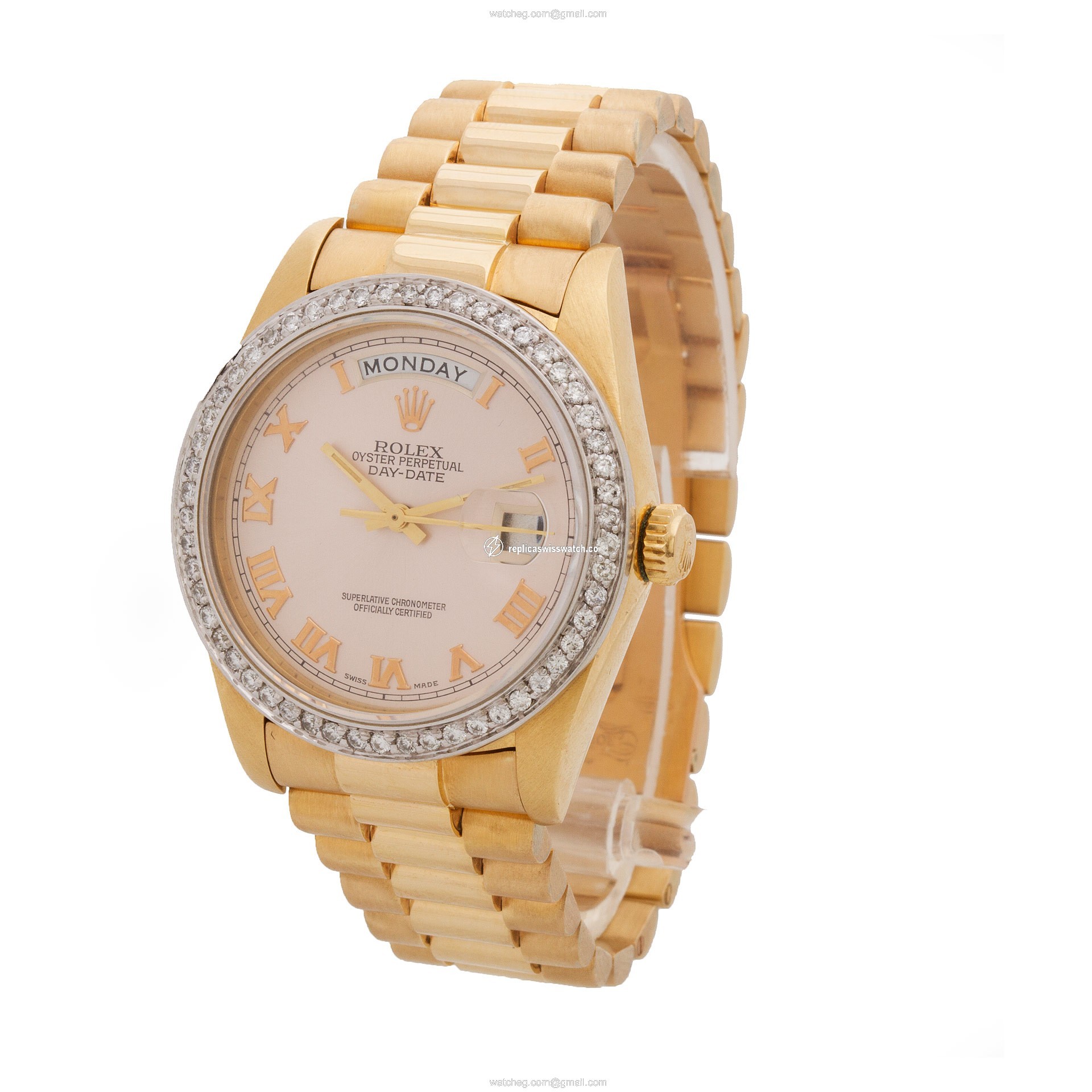 Rolex 18038 Day-Date Automatic Unisex 18k yellow gold Replica
