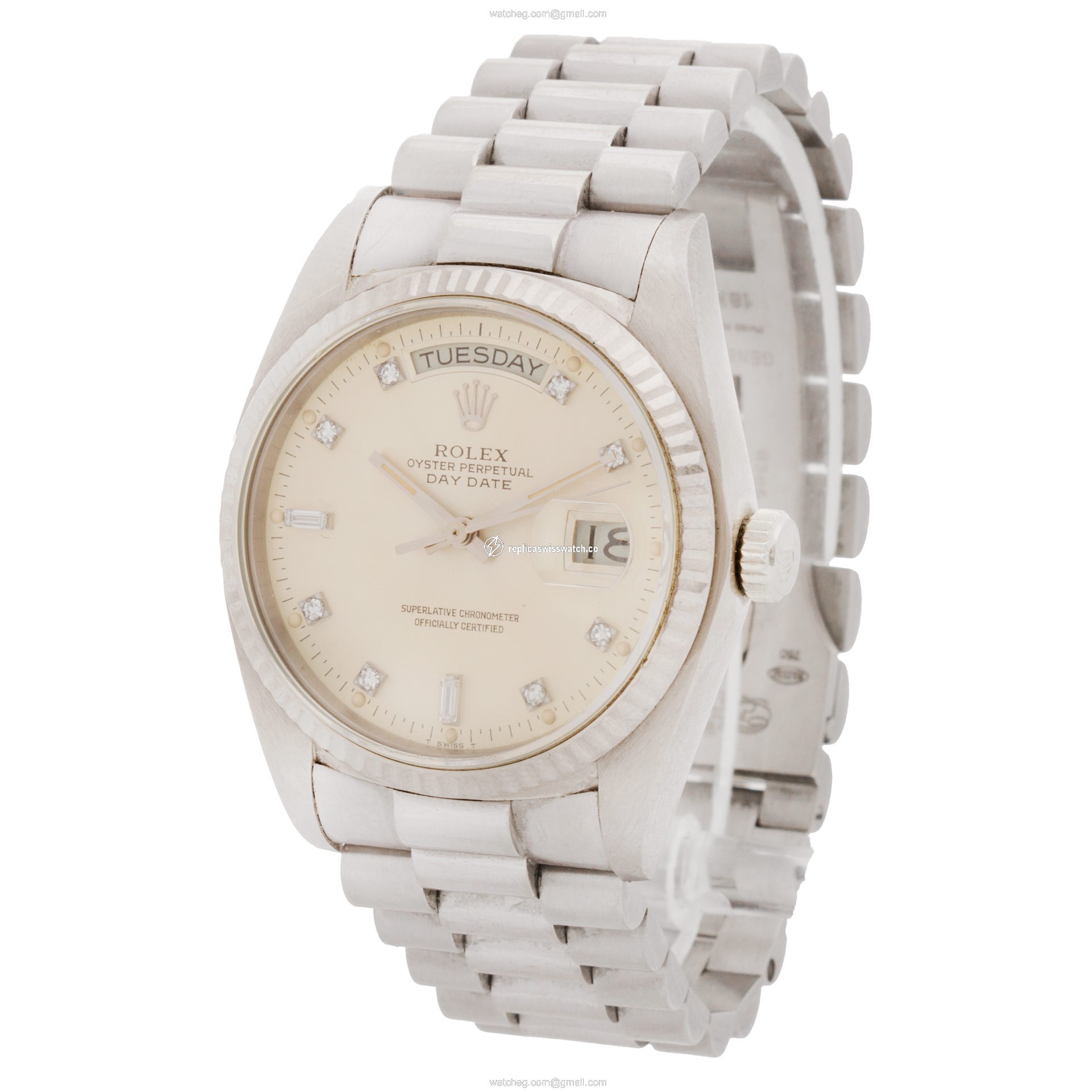 Rolex 18039 Day-Date Automatic Male 18k White Gold Watches Rolex 18039 Day-Date Automatic Male 18k White Gold Watches