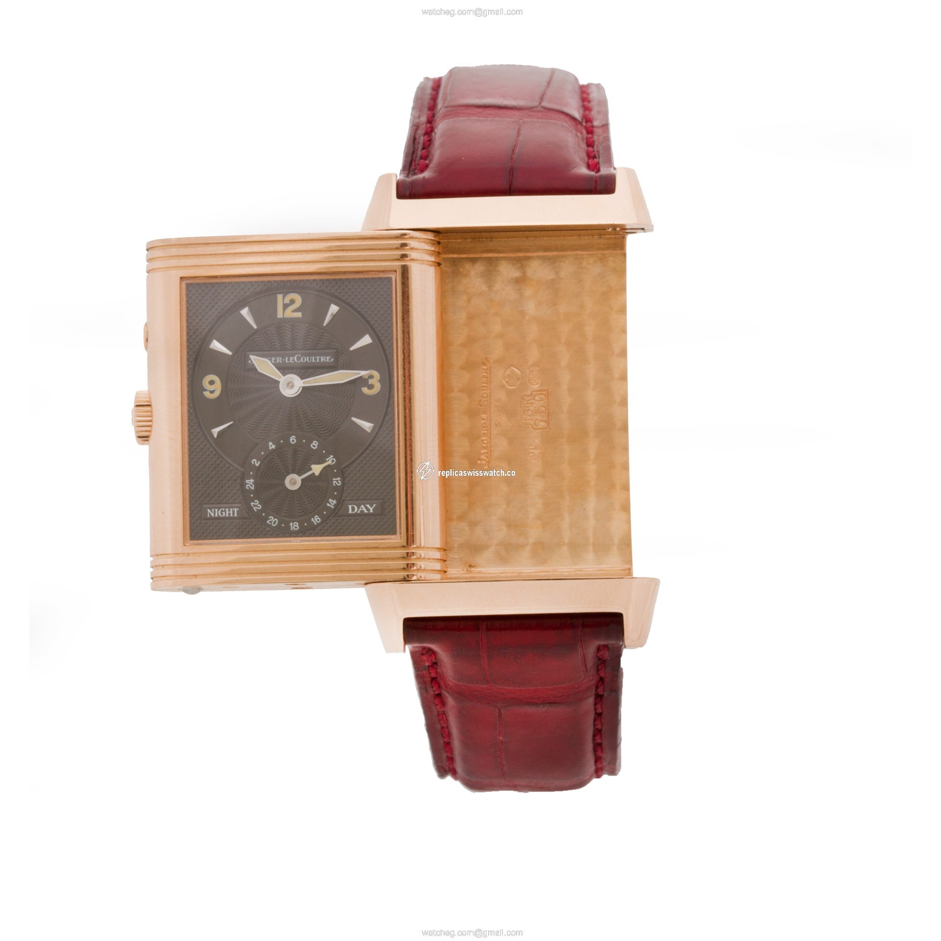 Jaeger LeCoultre Jaeger LeCoultre 3764 Reverso Manual Male 18k Pink Gold Replica