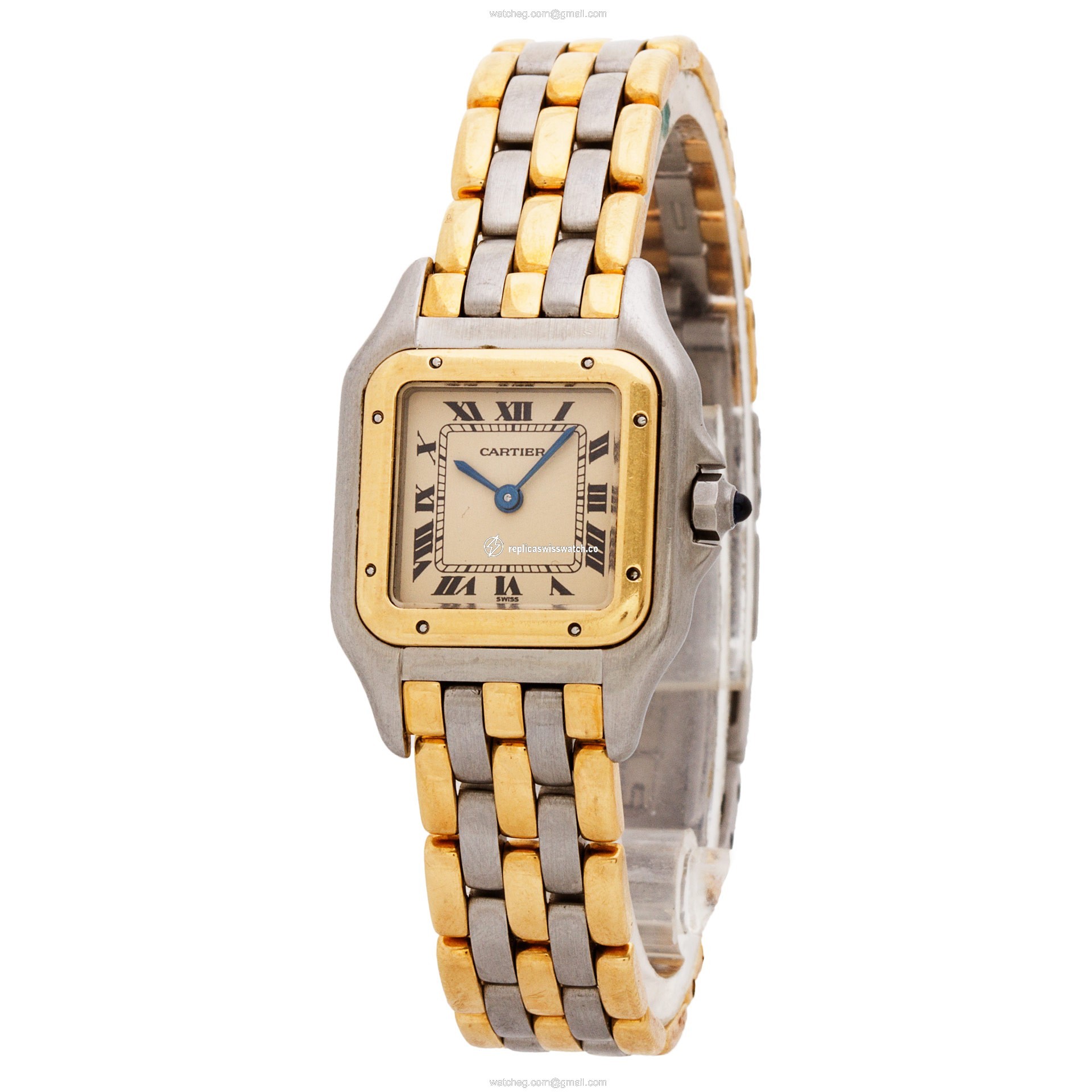 Cartier W25028B Panthere Quartz Female Stainless Steel Replica