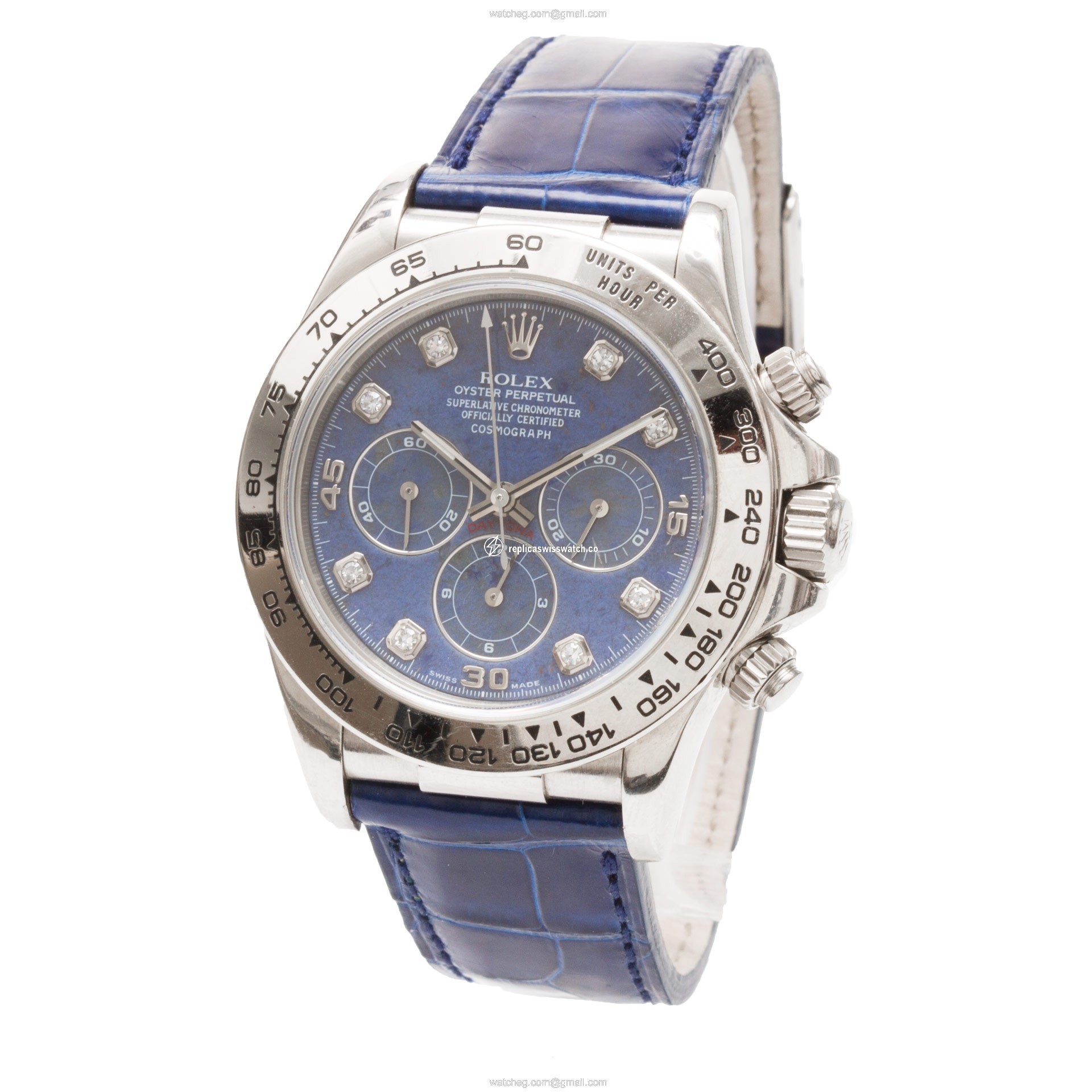 Rolex 16519 Daytona Automatic Male 18k White Gold Replica