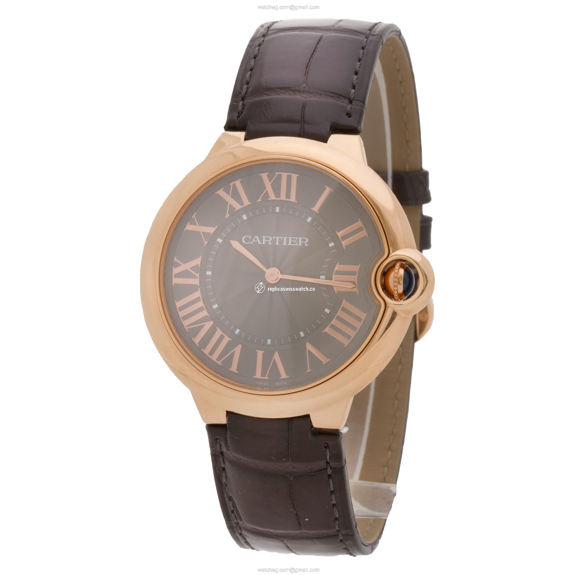 Cartier W6920089 Ballon Bleu Manual Male 18k Pink Gold Replica
