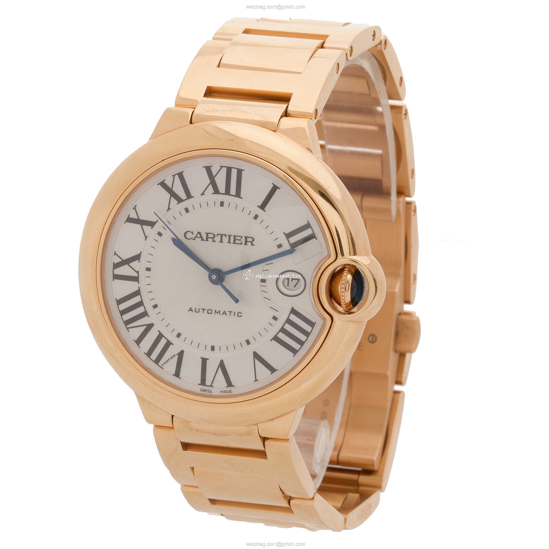 Cartier W69005Z2 Ballon Bleu Automatic Male 18k yellow gold Replica