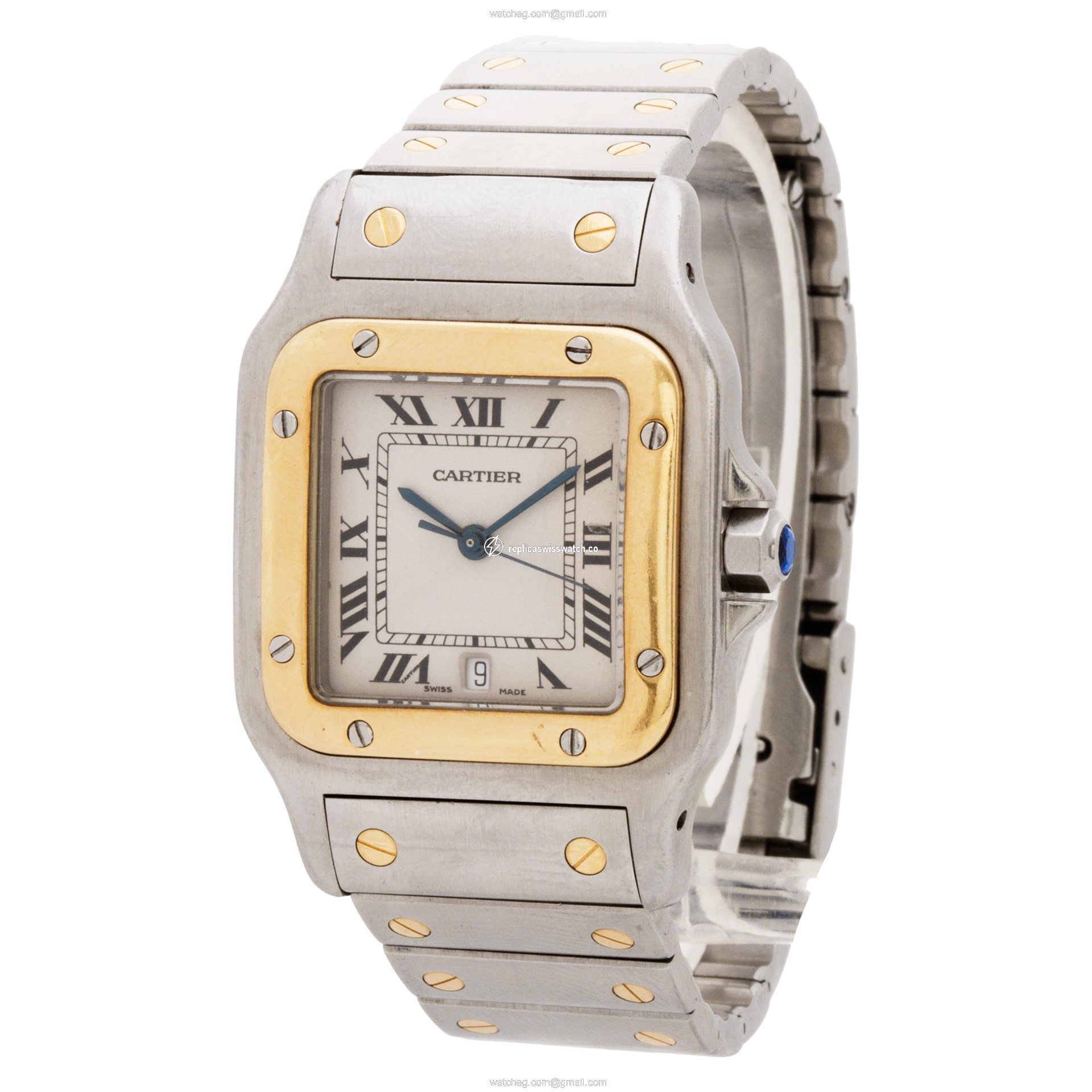 Cartier W20030C4 Santos Quartz Unisex Stainless Steel Replica