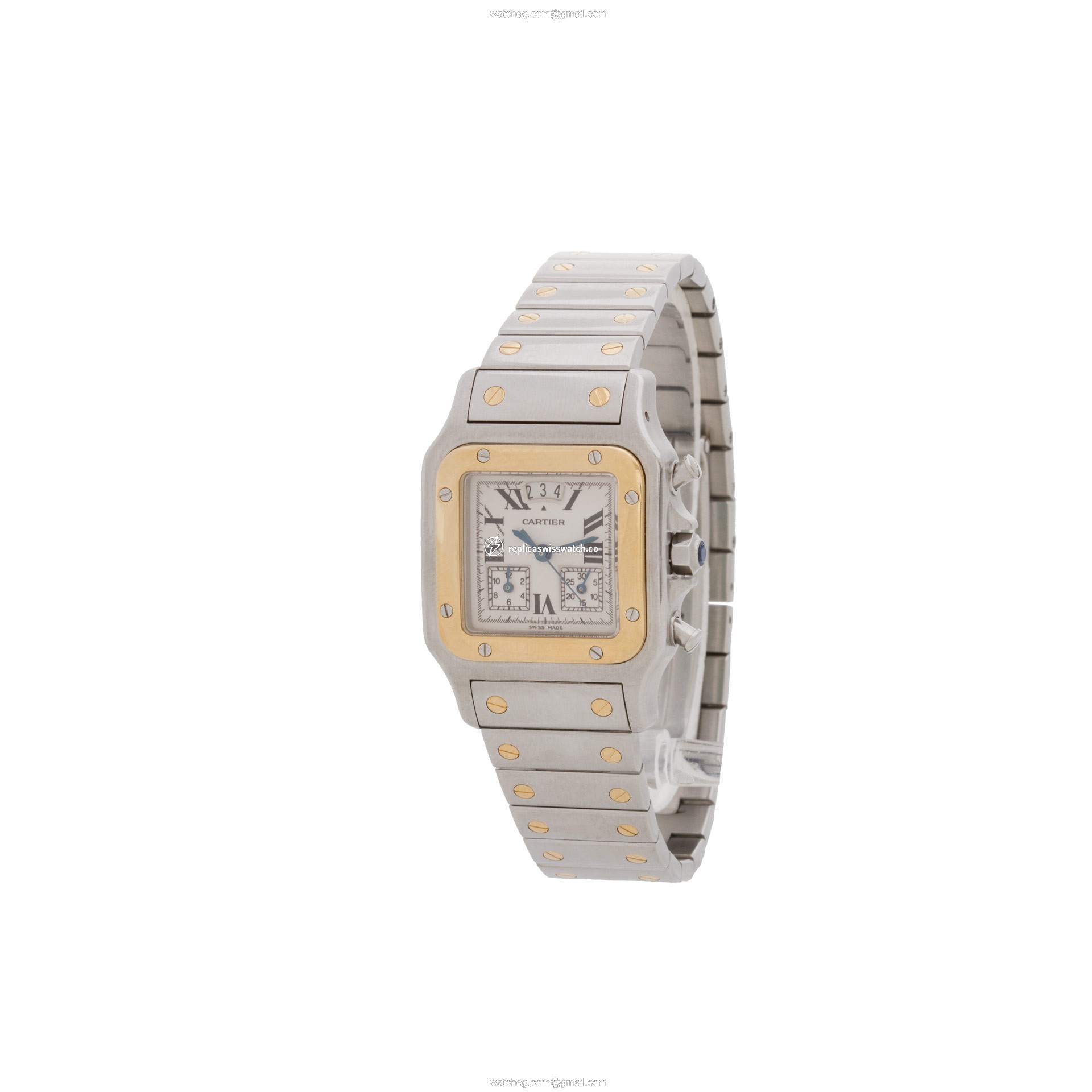 Cartier 2425 Santos Quartz Male Stainless Steel Replica