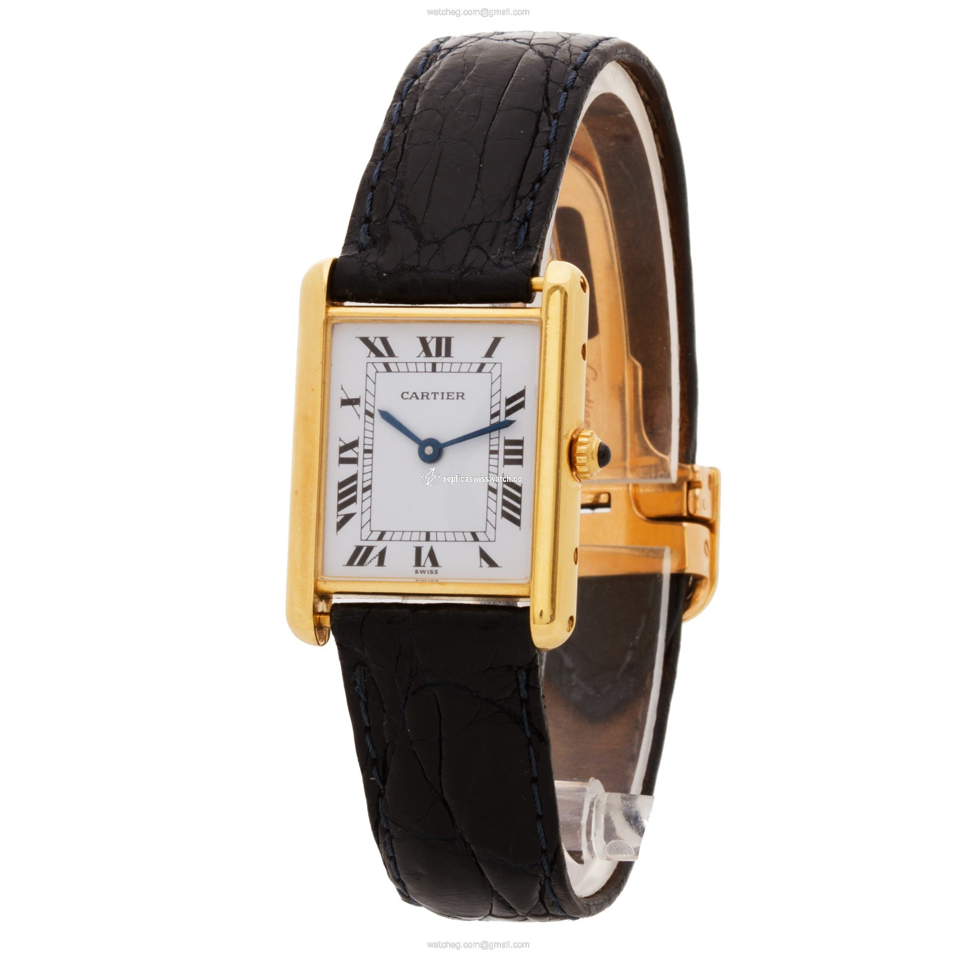 Cartier Cartier 2248 Tank Quartz Male 18k yellow gold Replica