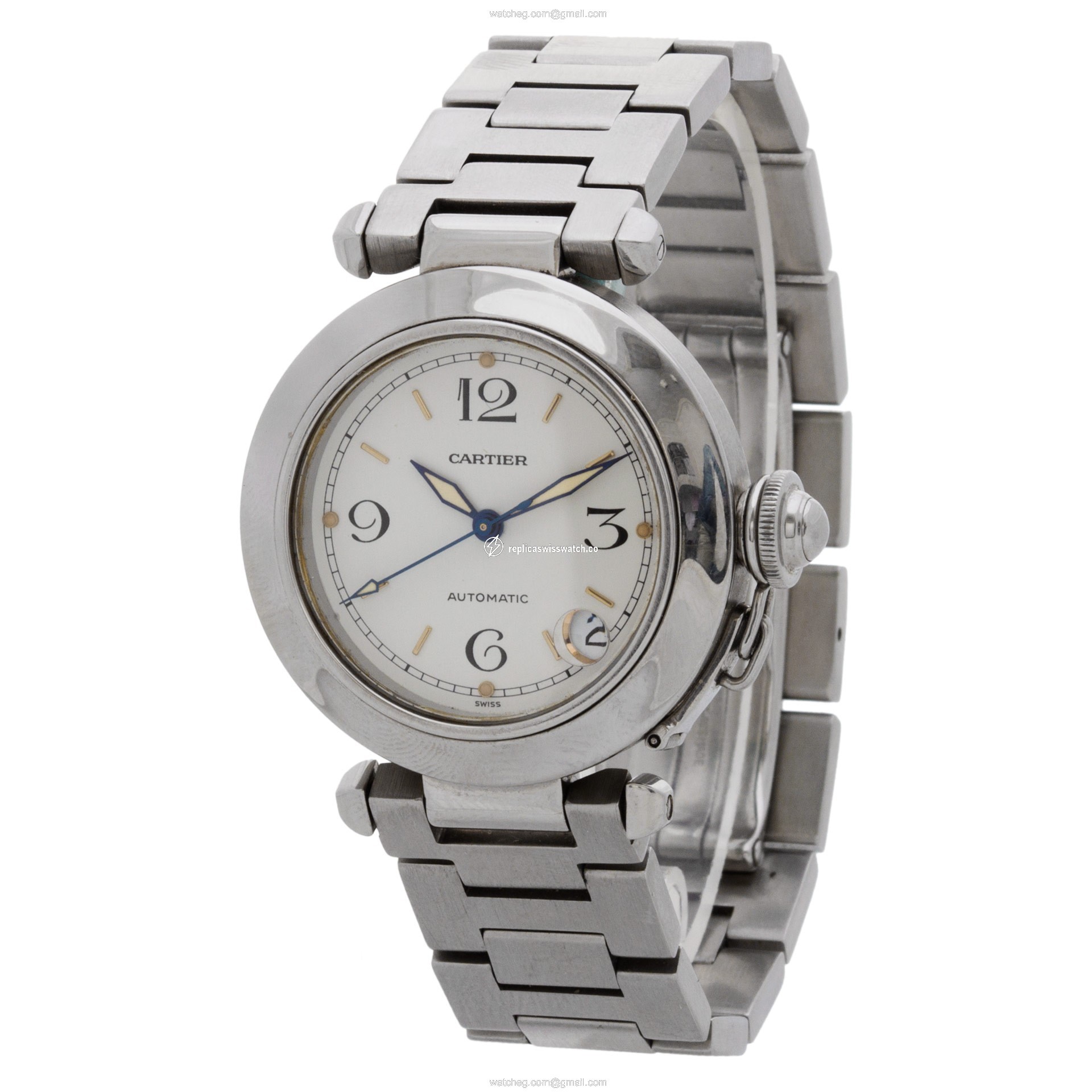 Cartier 2324 Pasha C Automatic Male Stainless Steel Replica
