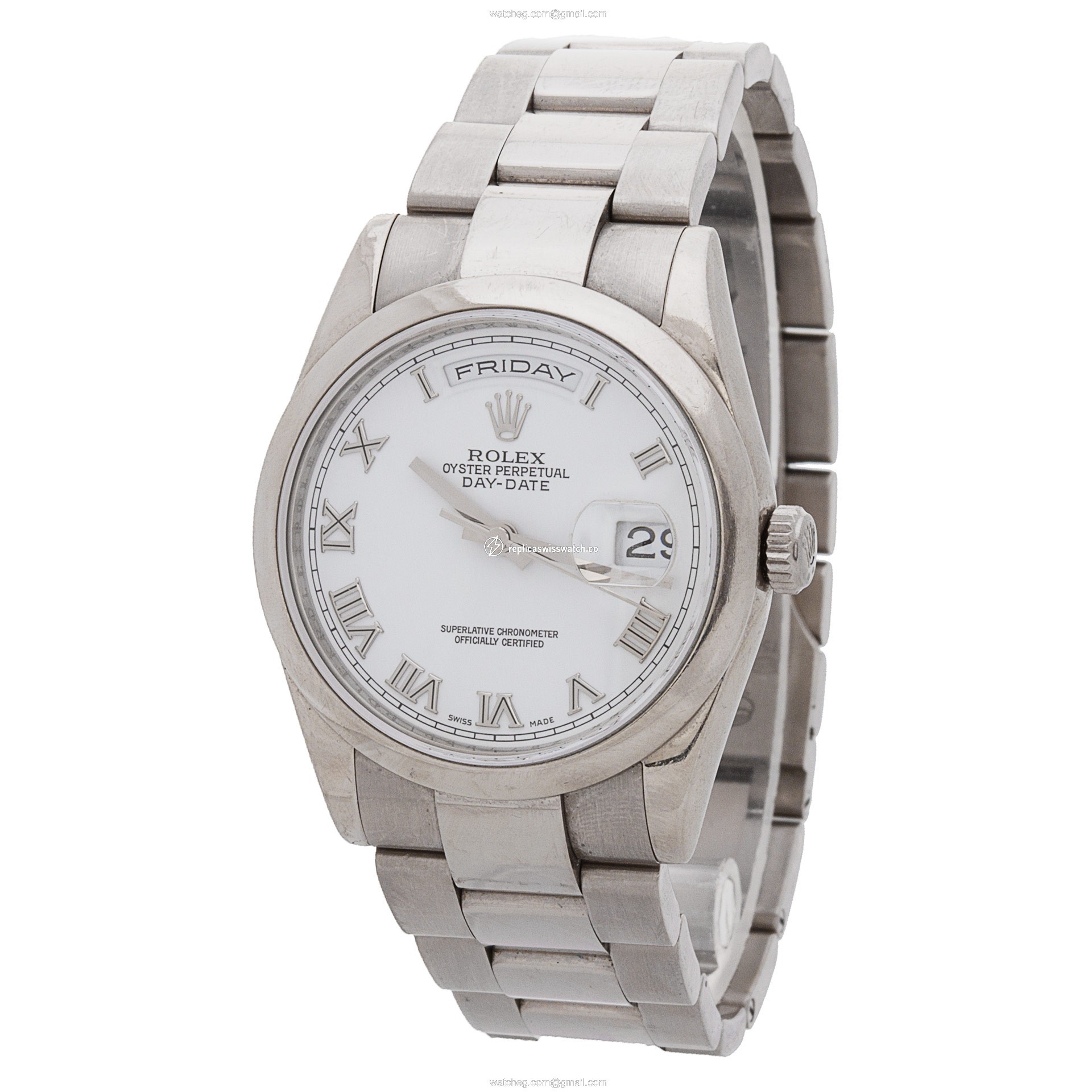 Rolex 118209 Day-Date Automatic Male 18k White Gold Watches Rolex 118209 Day-Date Automatic Male 18k White Gold Watches