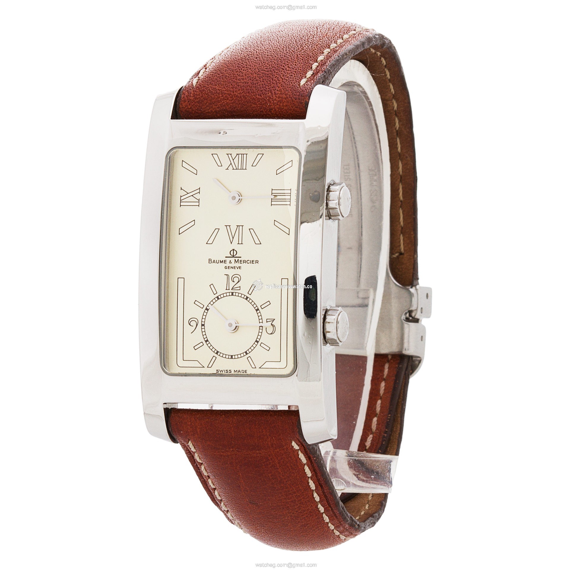 Baume & Mercier mv045121 Dual Time Quartz Unisex Stainless Steel Replica