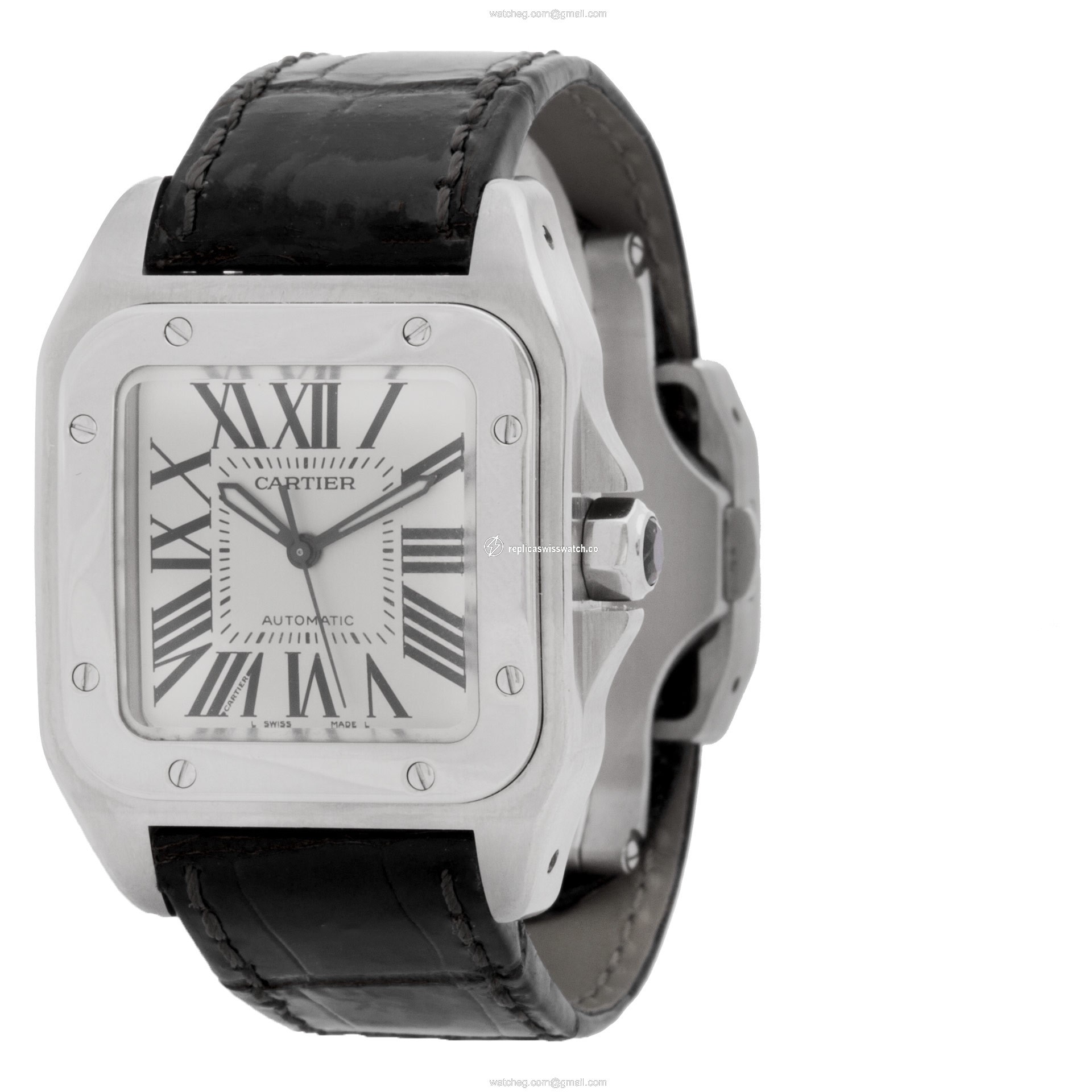 Cartier W20126X8 Santos 100 Automatic Unisex Stainless Steel Replica