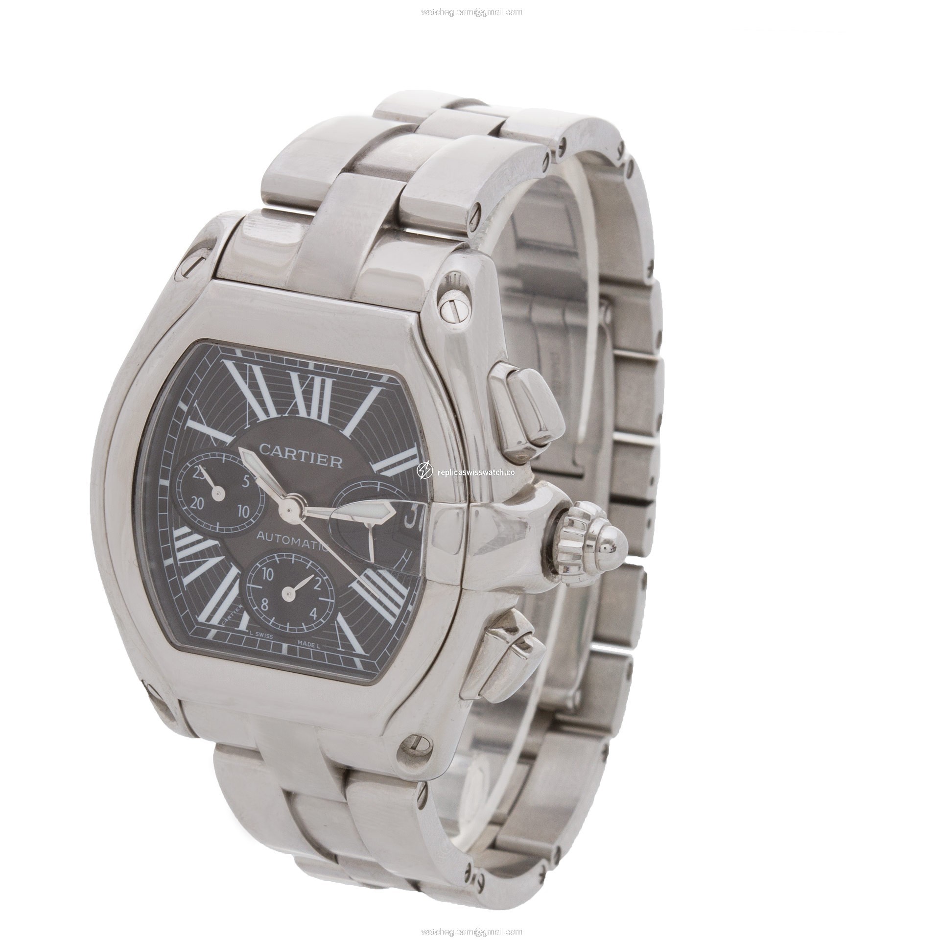 Cartier W62020X6 Roadster Automatic Male Stainless Steel Replica