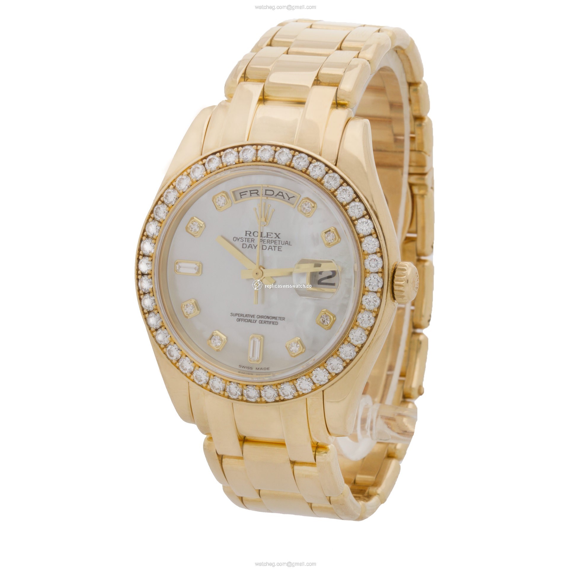 Rolex 18948 Masterpiece Automatic Male 18k yellow gold Replica