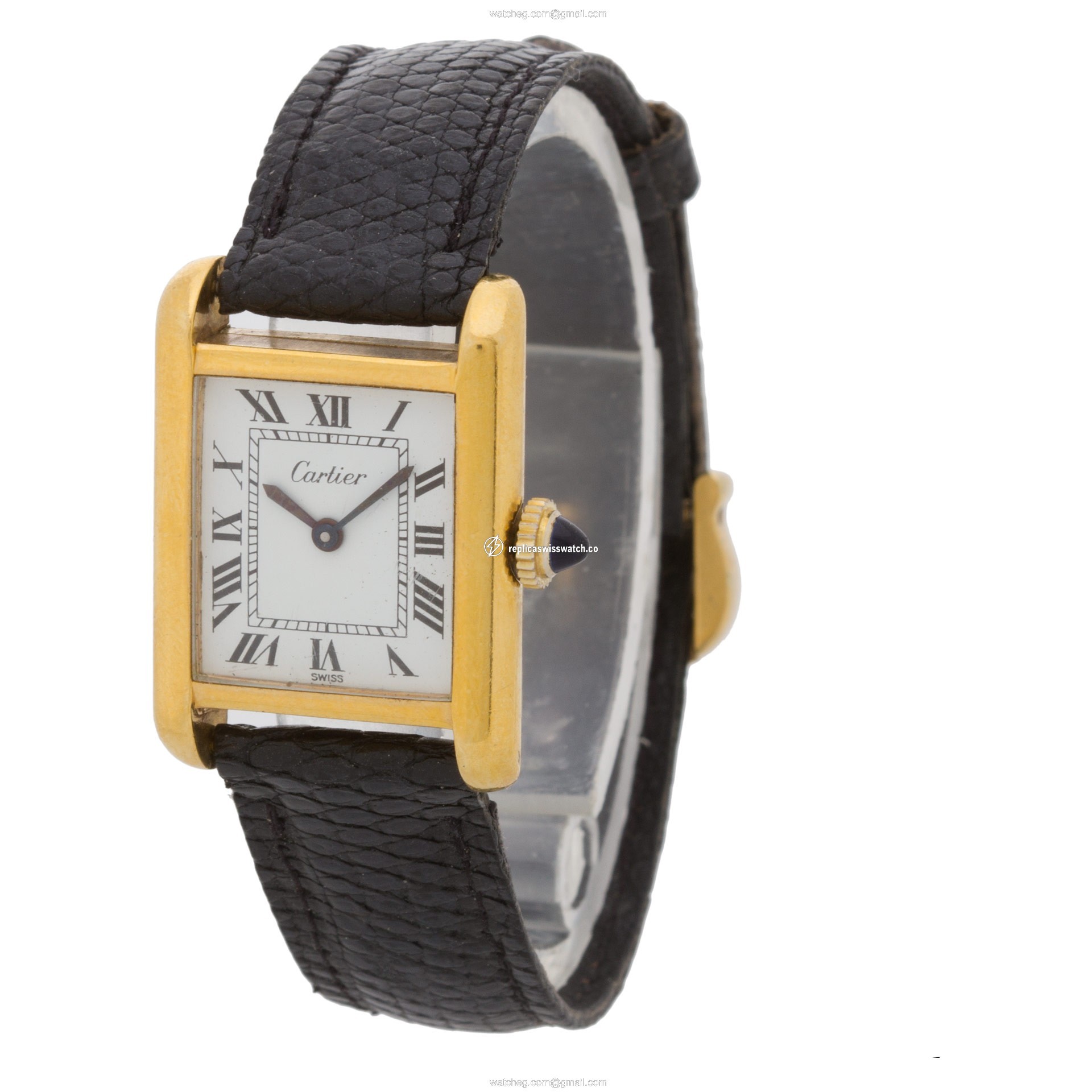Cartier Cartier 2233 Tank Quartz Female Gold Fill Replica