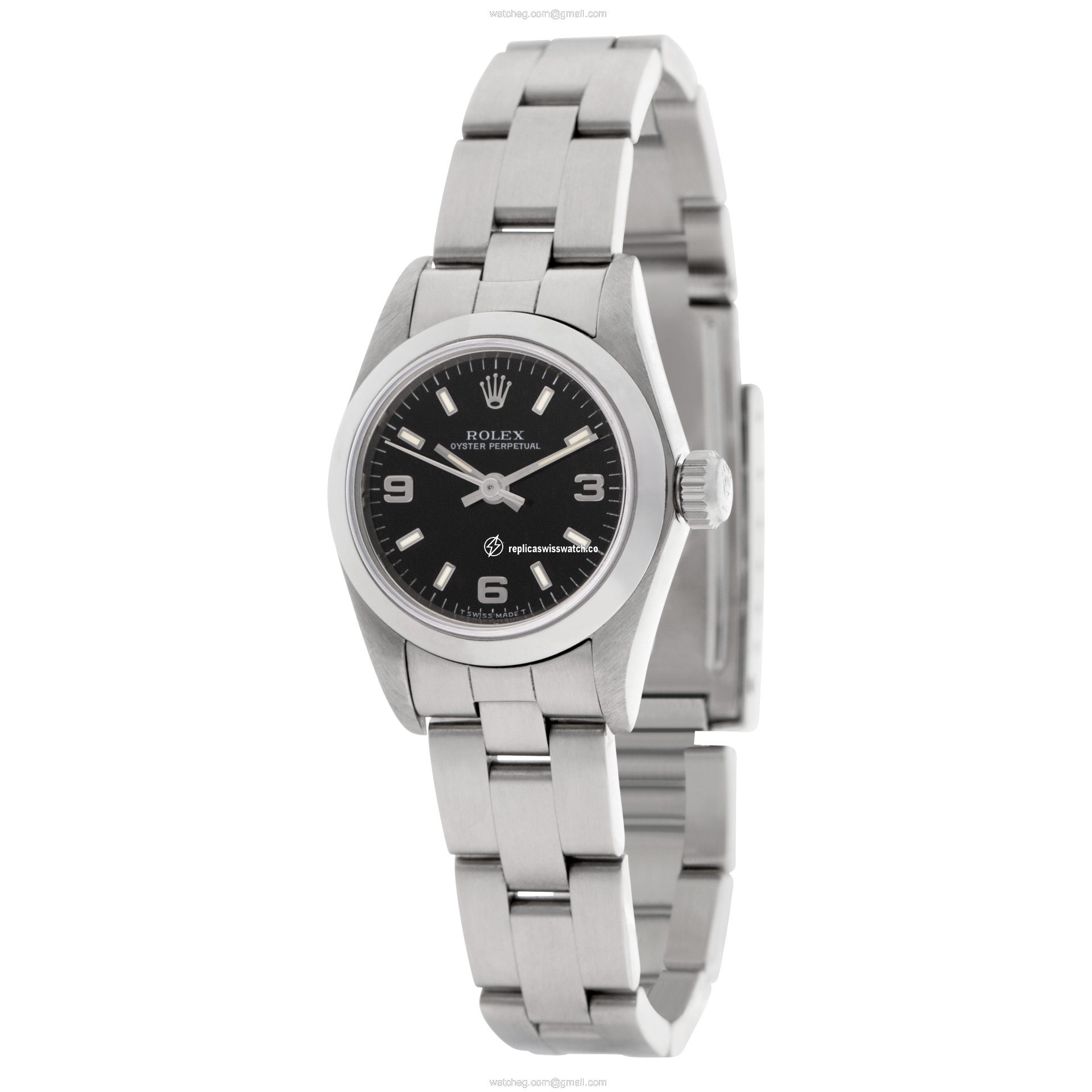 Rolex 67180 Oyster Perpetual Automatic Female Stainless Steel Replica