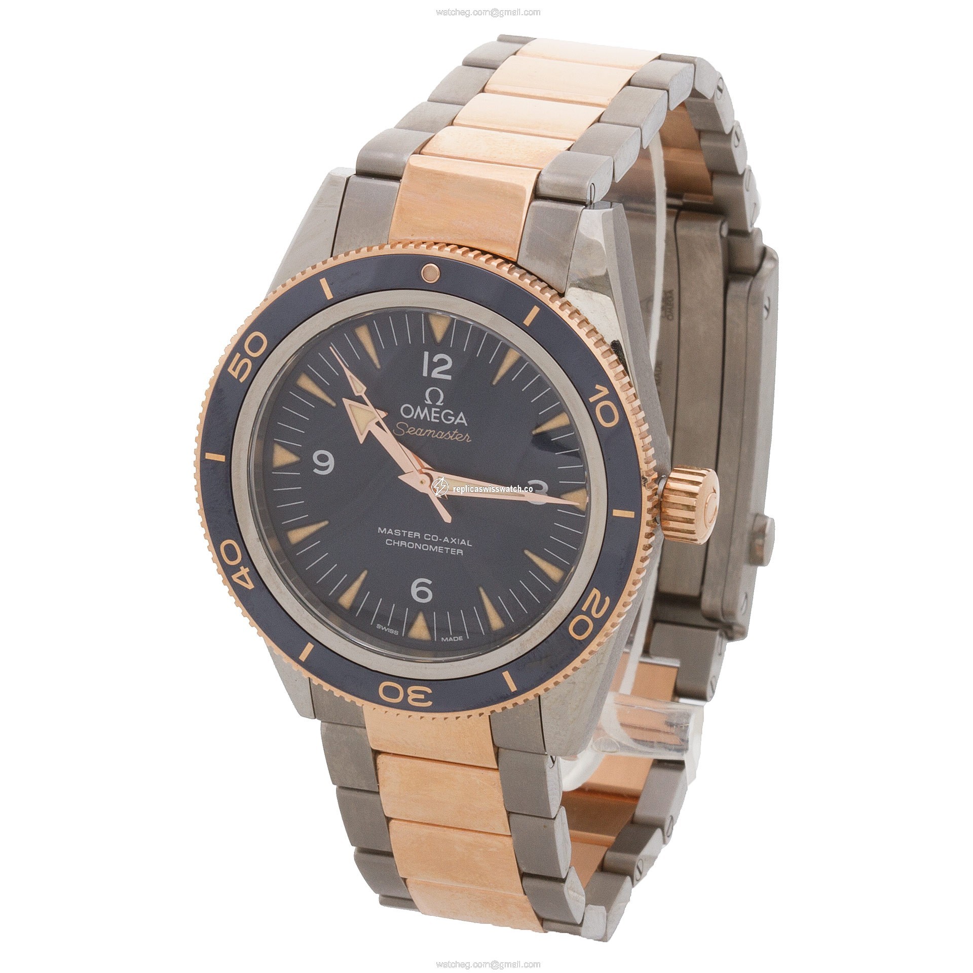 Omega 233.60.41.21.03.001 Seamaster Automatic Male 18k rose gold & titanium Watches Omega 233.60.41.21.03.001 Seamaster Automatic Male 18k rose gold & titanium Watches