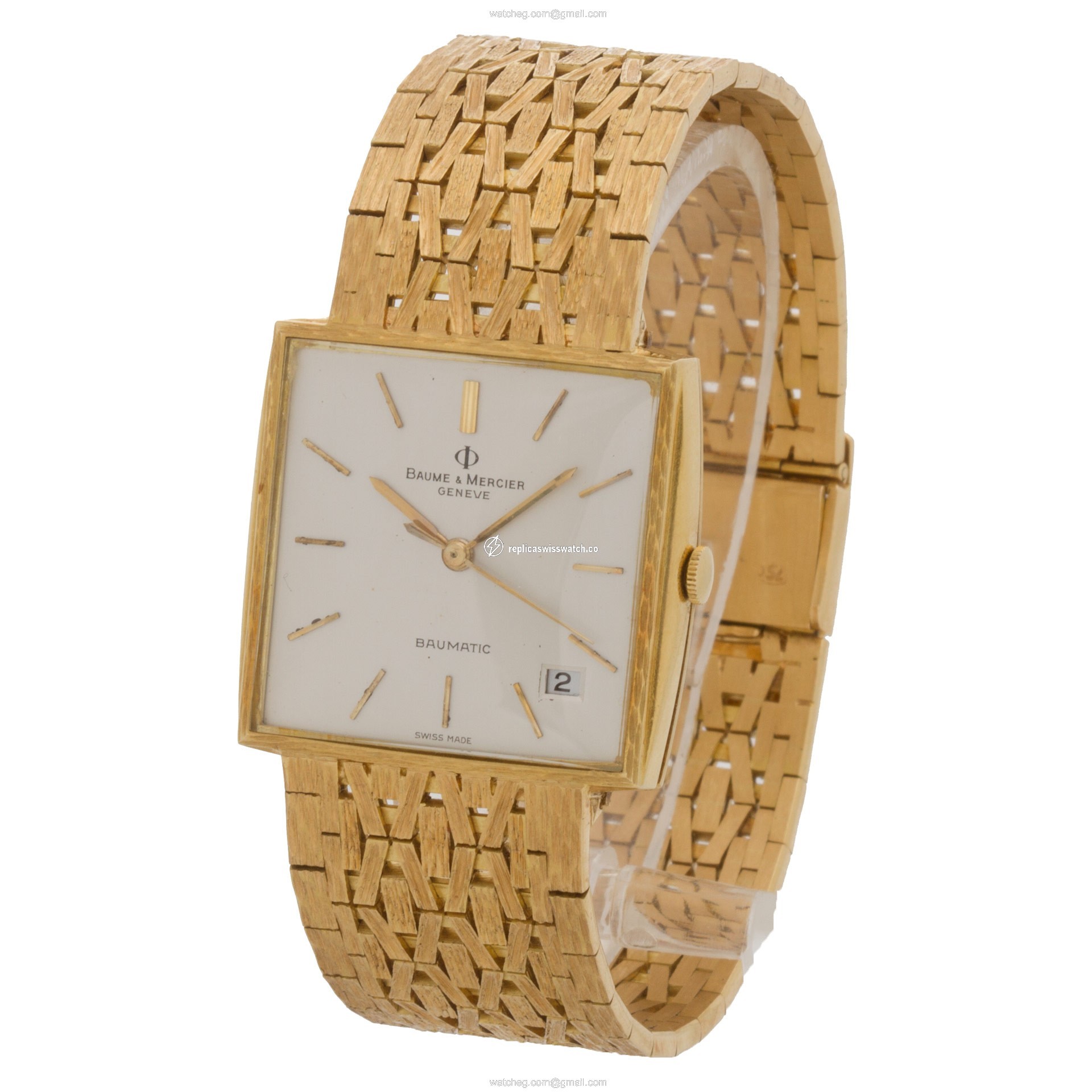 Baume & Mercier 338660 Classic Automatic Male 18k yellow gold Replica
