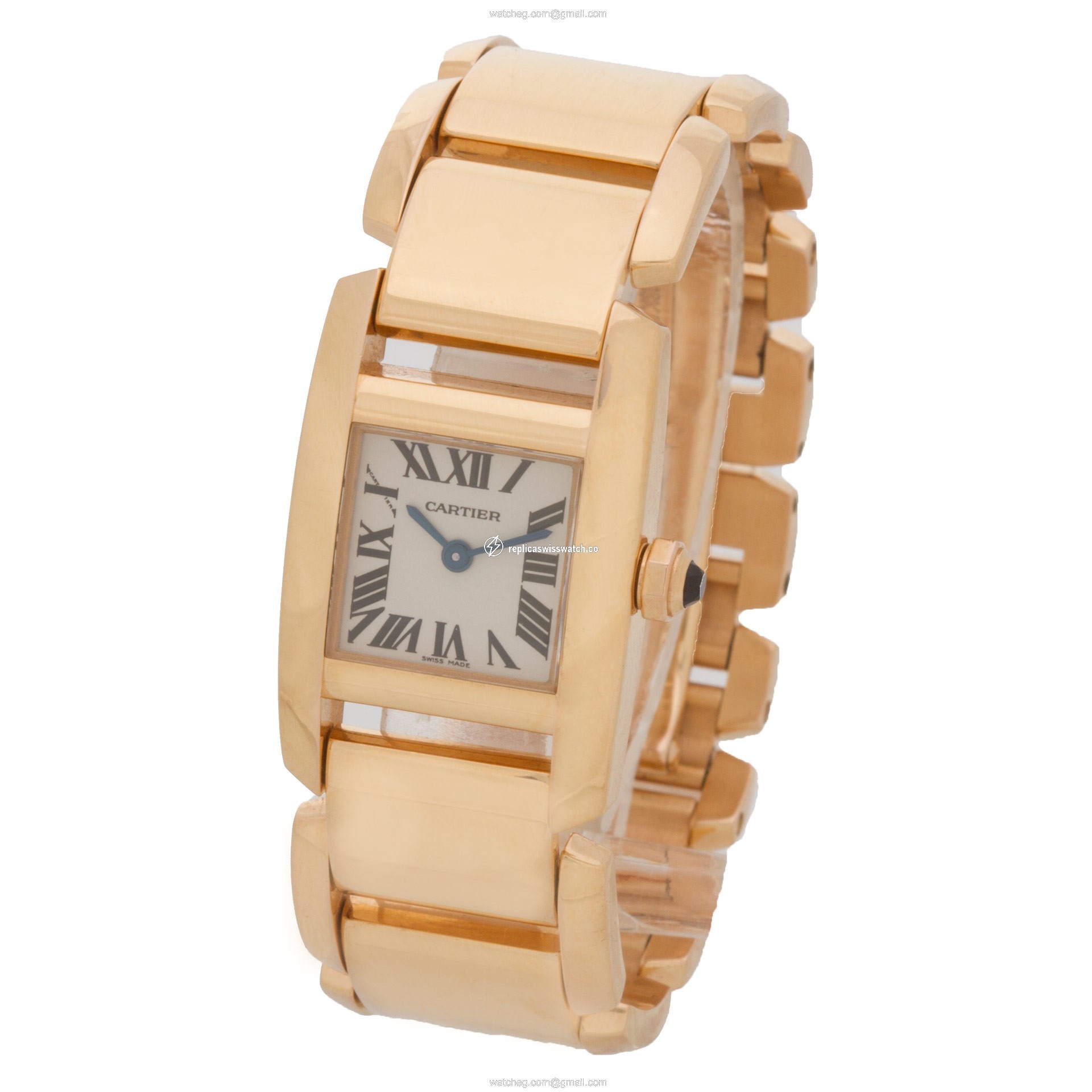 Cartier W650018H Tankissime Quartz Female 18k rose gold Replica