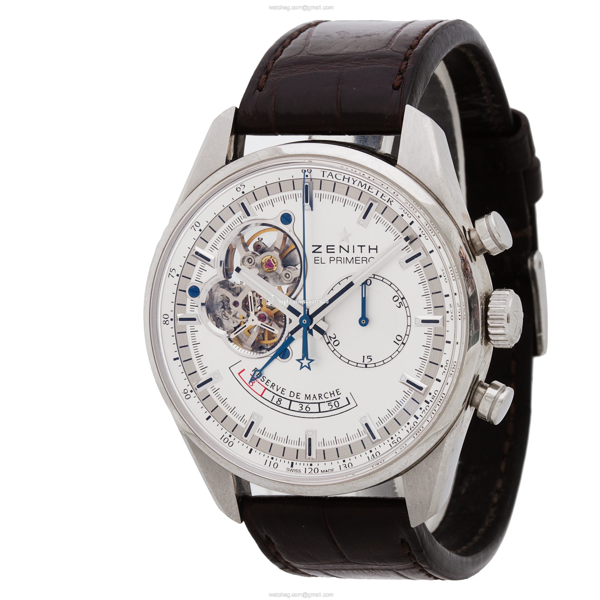 Zenith 03.2080.4021/01.C494 Chronomaster Automatic Male Stainless Steel Replica