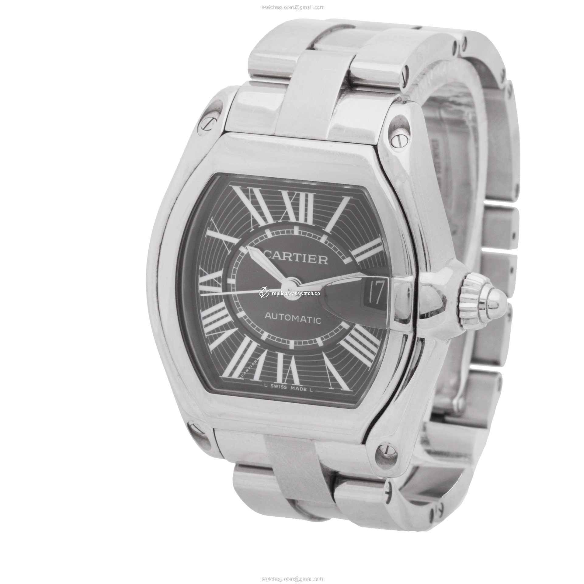 Cartier 2510 Roadster Automatic Unisex Stainless Steel Replica
