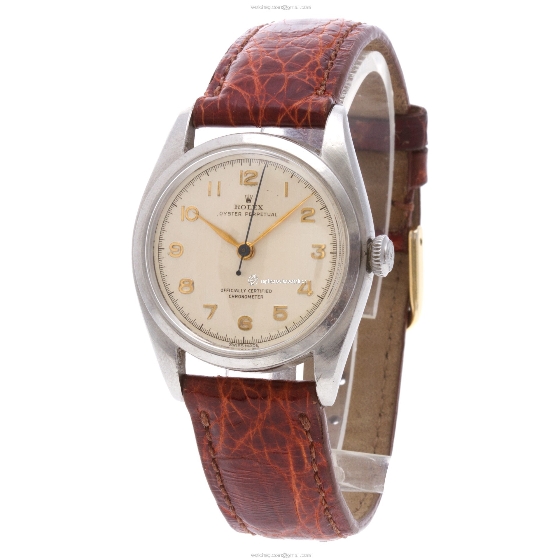 Rolex 5048 Bubble Back Automatic Male Stainless Steel Replica