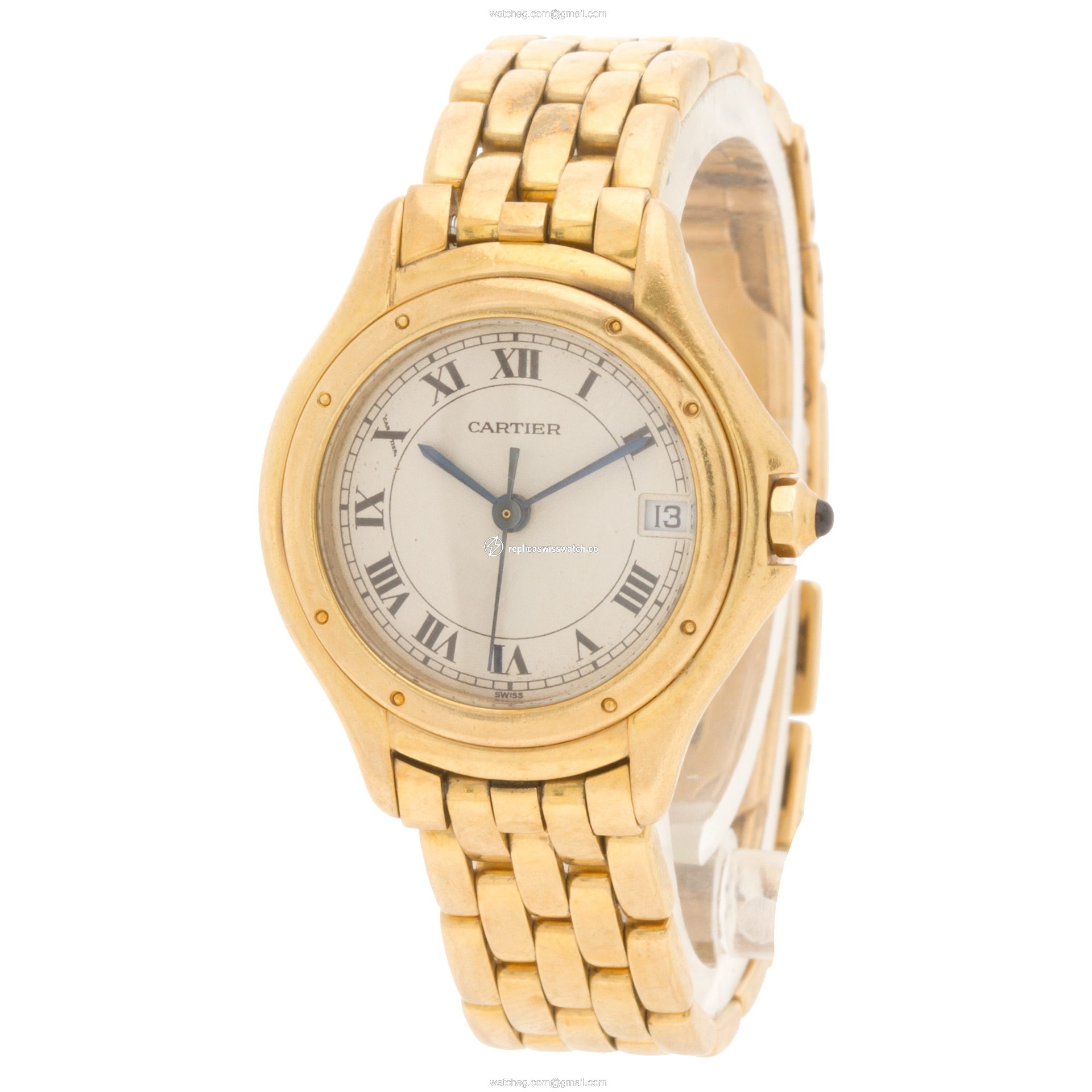 Cartier 117000R Cougar Quartz Female 18k yellow gold Replica