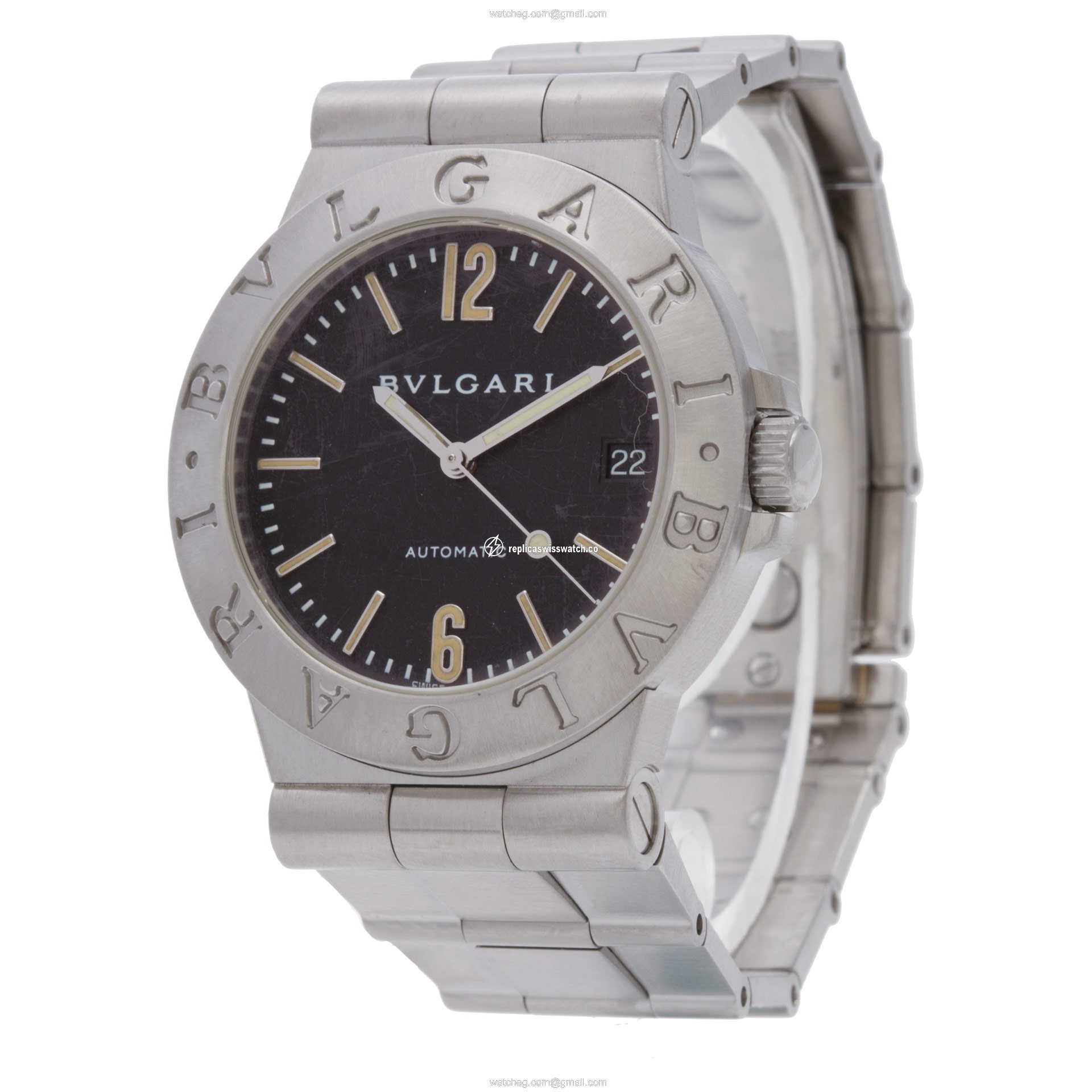 Bvlgari LCV 35S Diagono Automatic Unisex Stainless Steel Replica