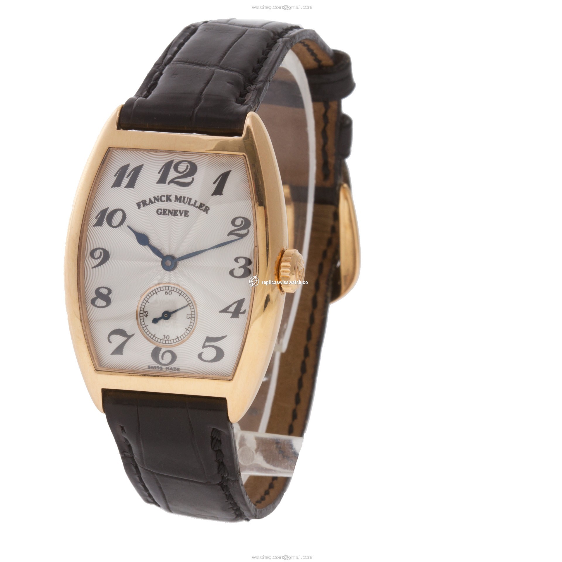 Franck Muller 7501 S6 MM Curvex Manual Female 18k yellow gold Replica