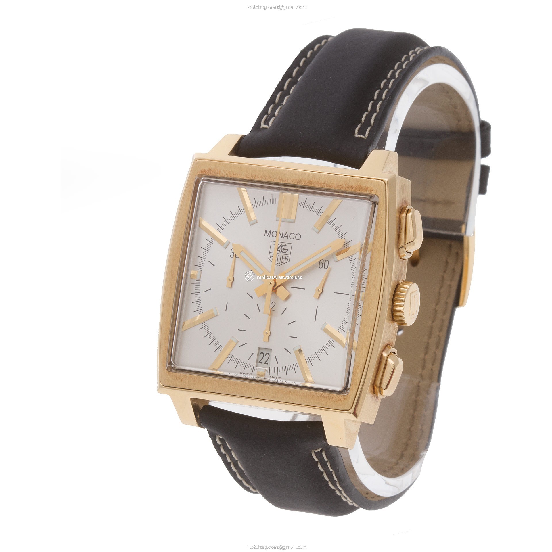 Tag Heuer CW5140 Monaco Automatic Male 18k yellow gold Replica