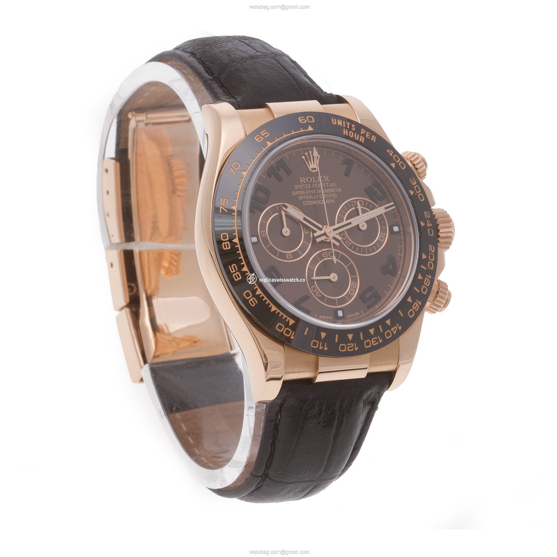 Rolex 116515 Daytona Automatic Male 18k rose gold Replica