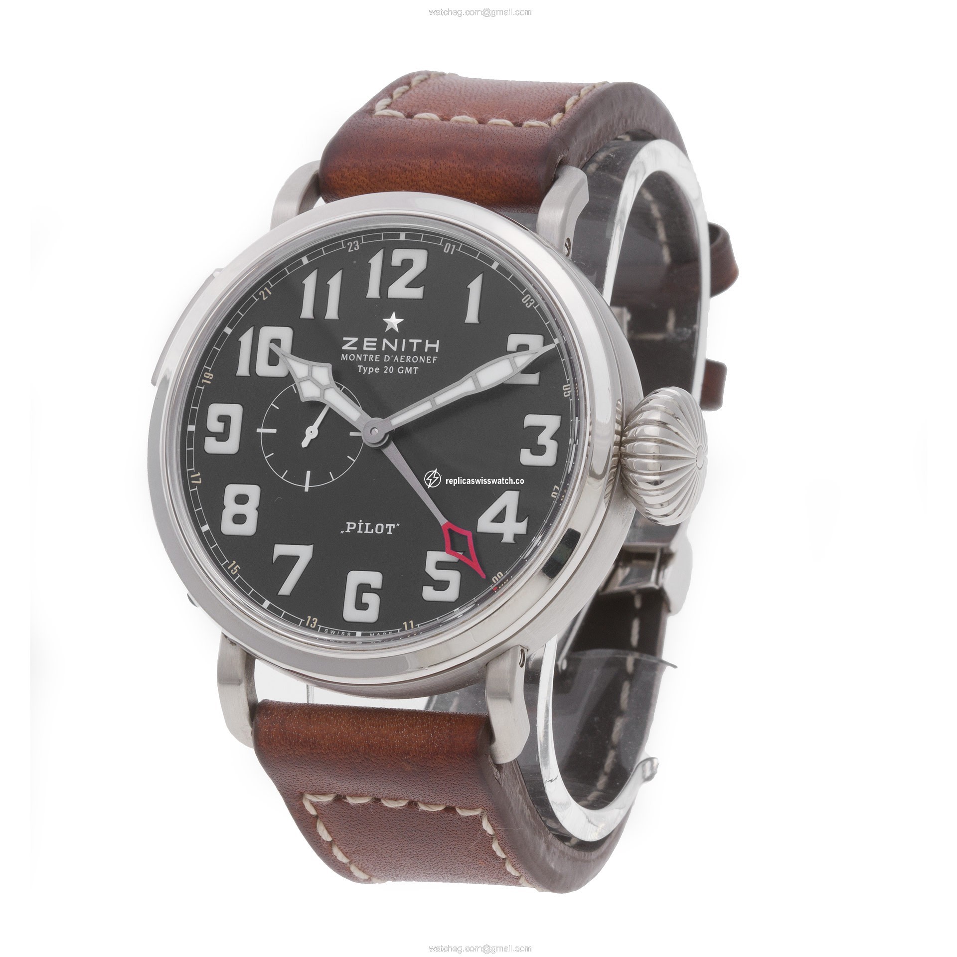 Zenith 03.2430.693 Pilot Montre D Aeronef Automatic Male Stainless Steel Replica