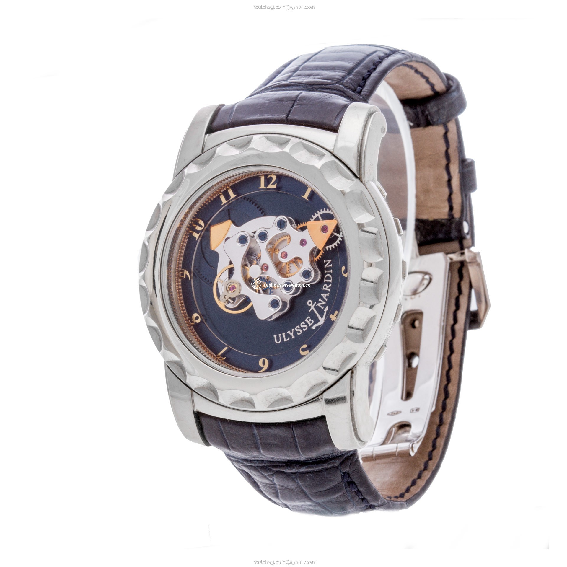 Ulysse Nardin 010-88 Freak Manual Male 18k White Gold Replica