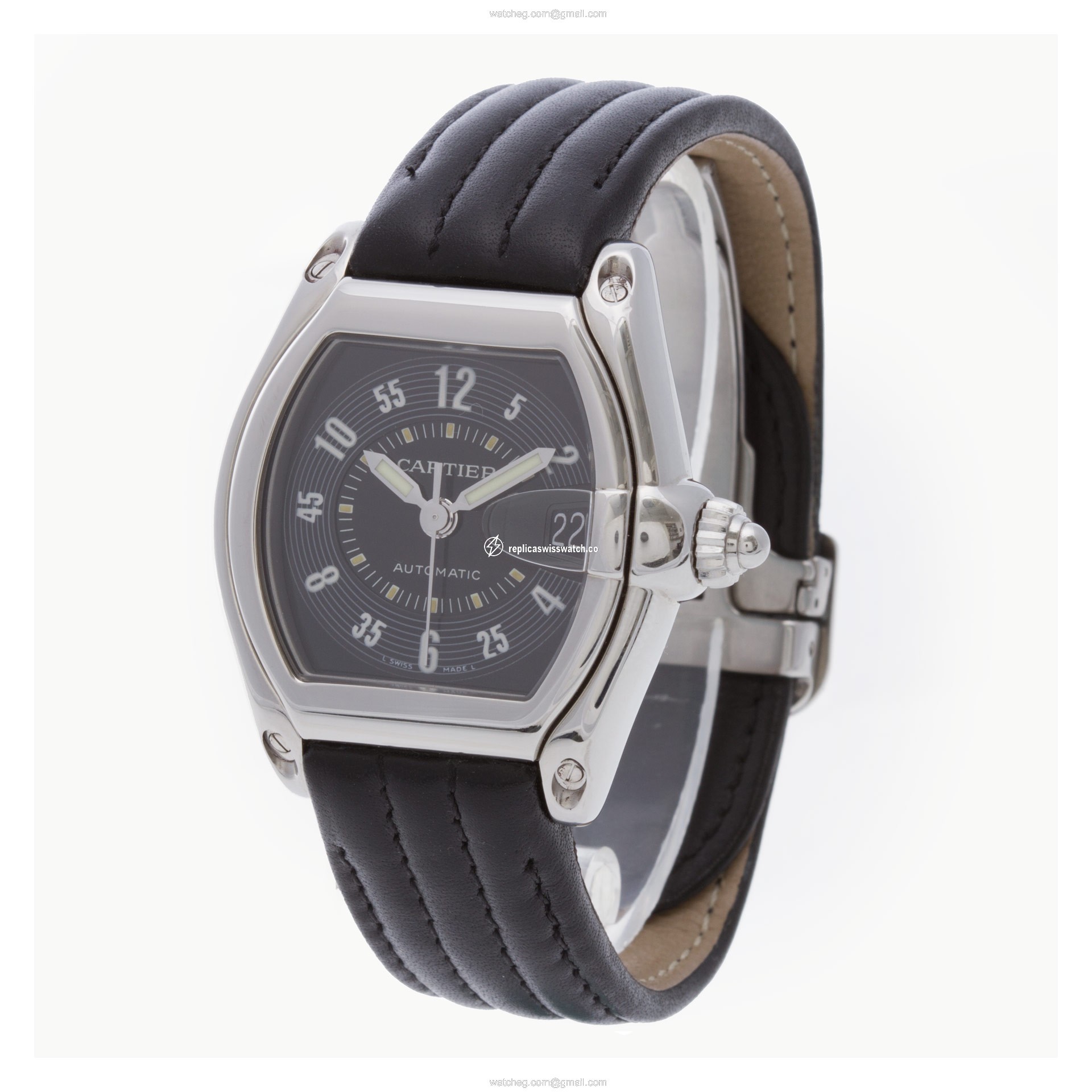 Cartier W62025V3 Roadster Automatic Unisex Stainless Steel Replica