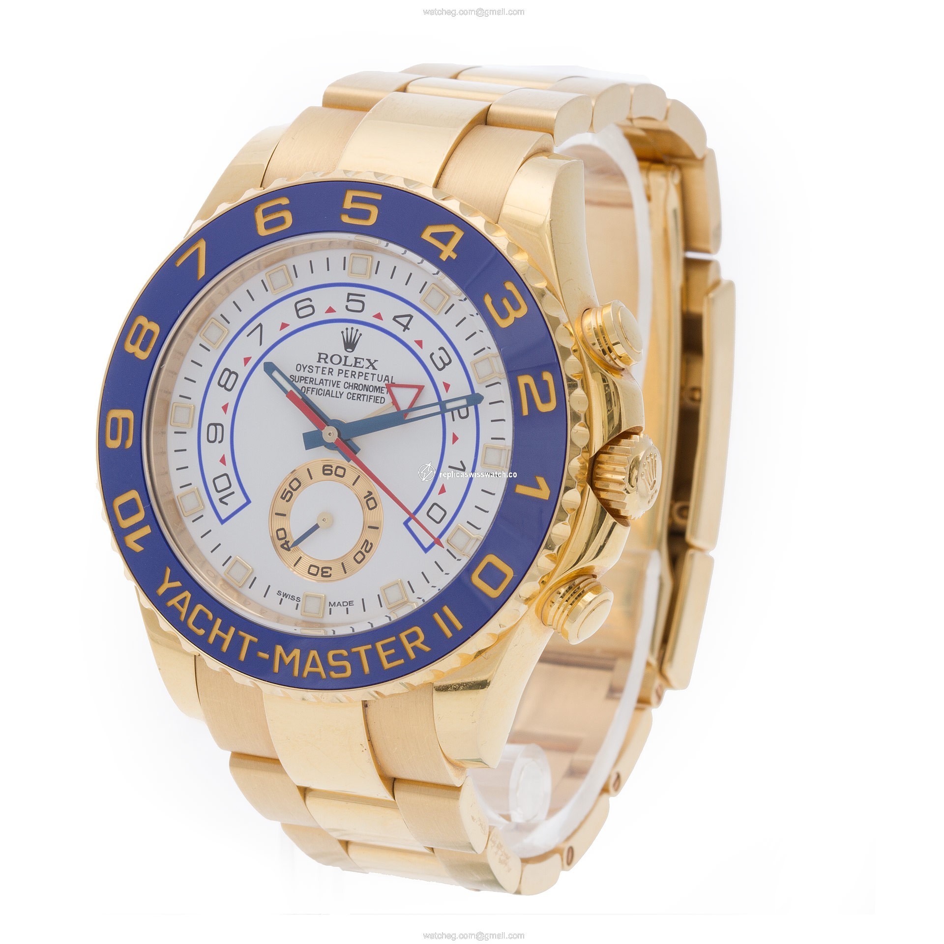 Rolex 116688 Yacht-Master II Automatic Male 18k Yellow Gold Replica