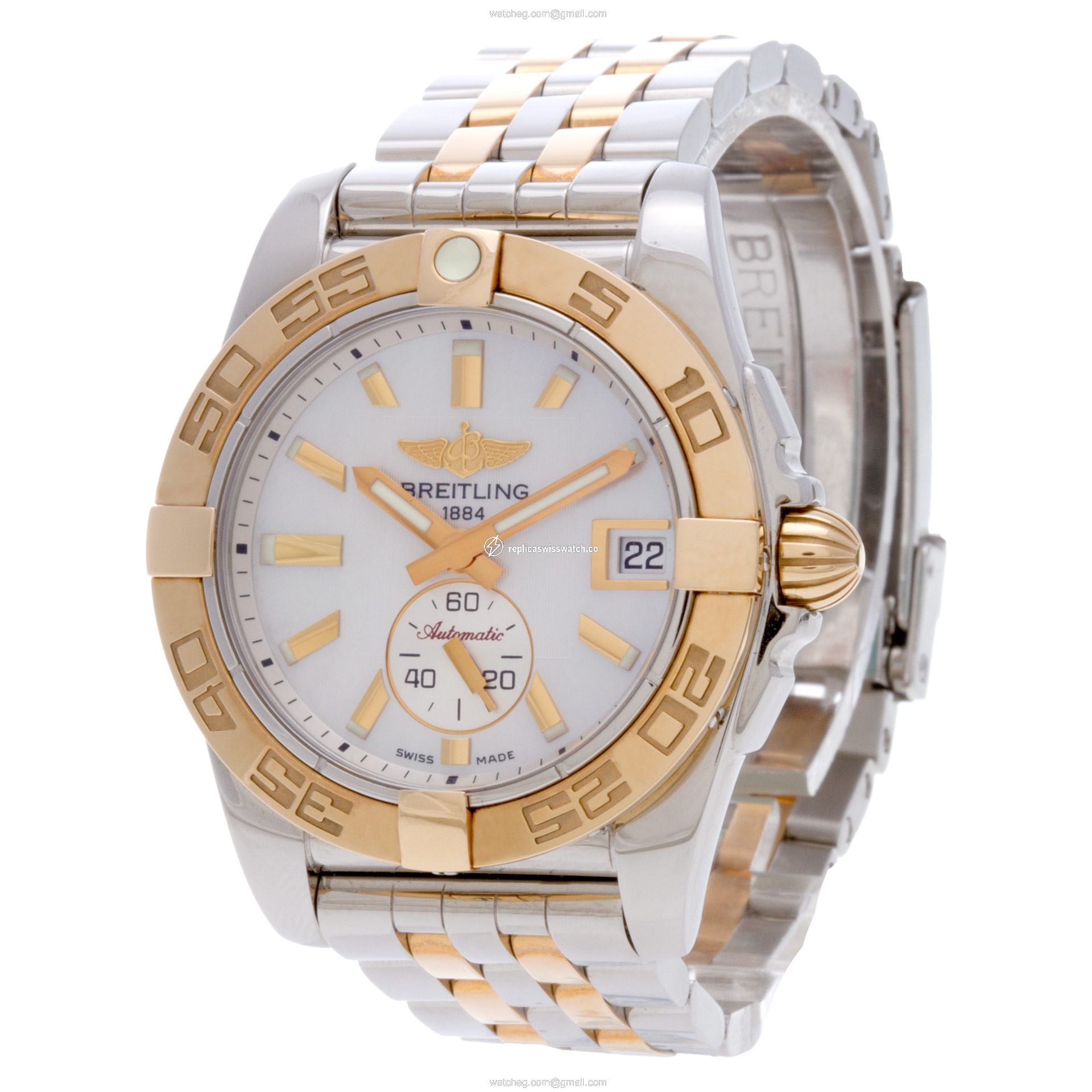 Breitling C37330 Galactic Automatic Unisex 18k rose gold Replica