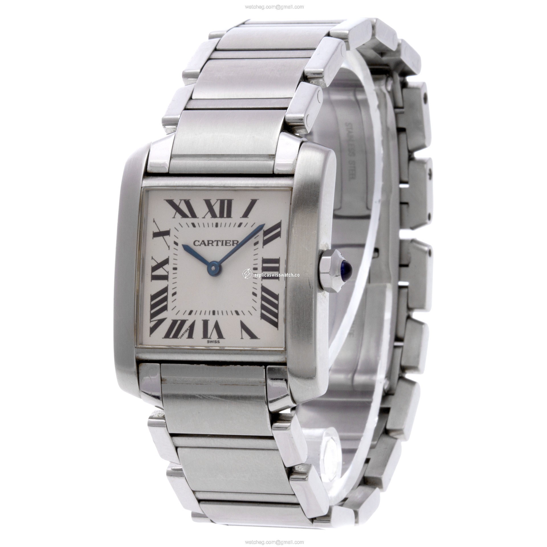 Cartier 2301 Tank Francaise Quartz Female Stainless Steel Replica