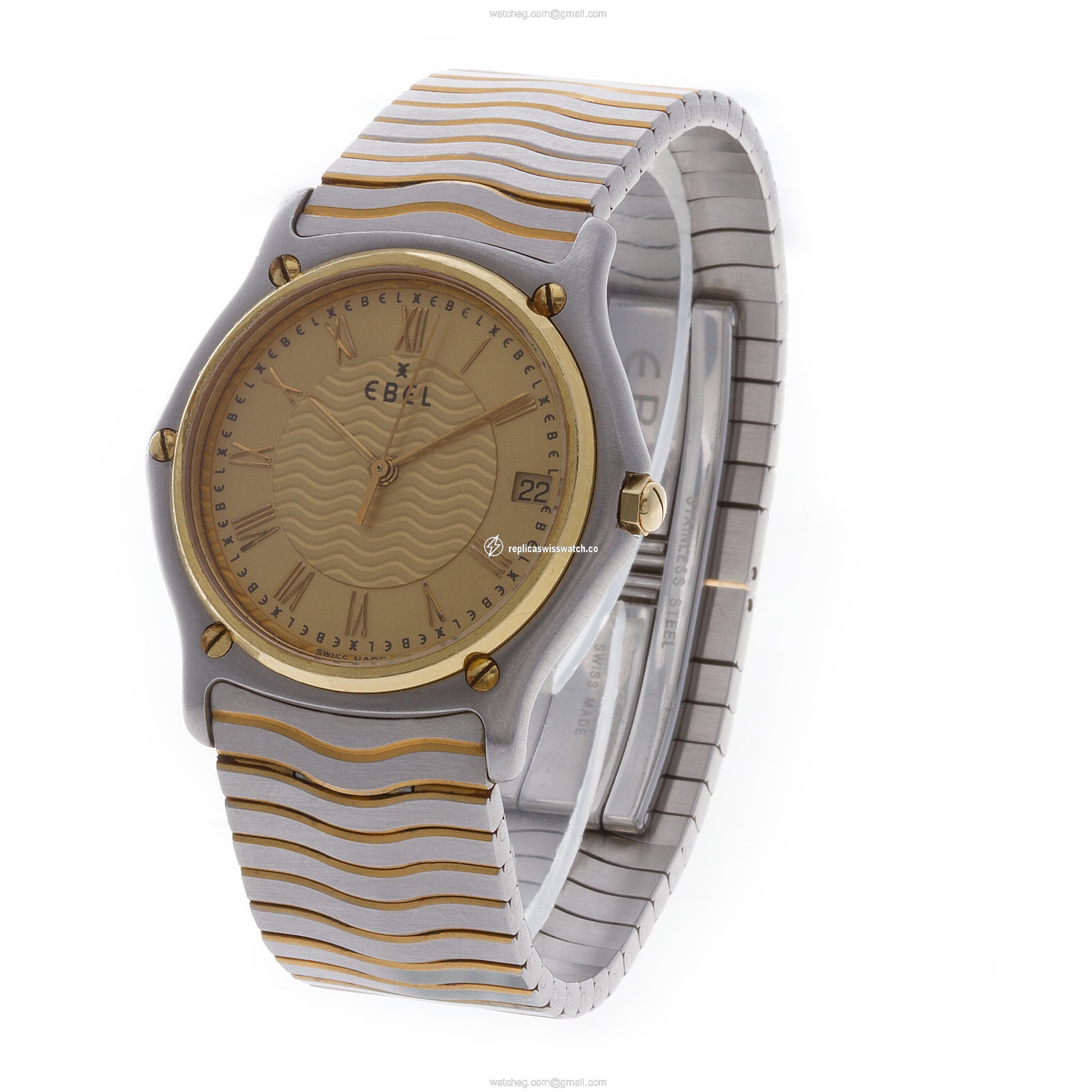 Ebel 1187141 Classic Wave Quartz Male Stainless Steel Replica