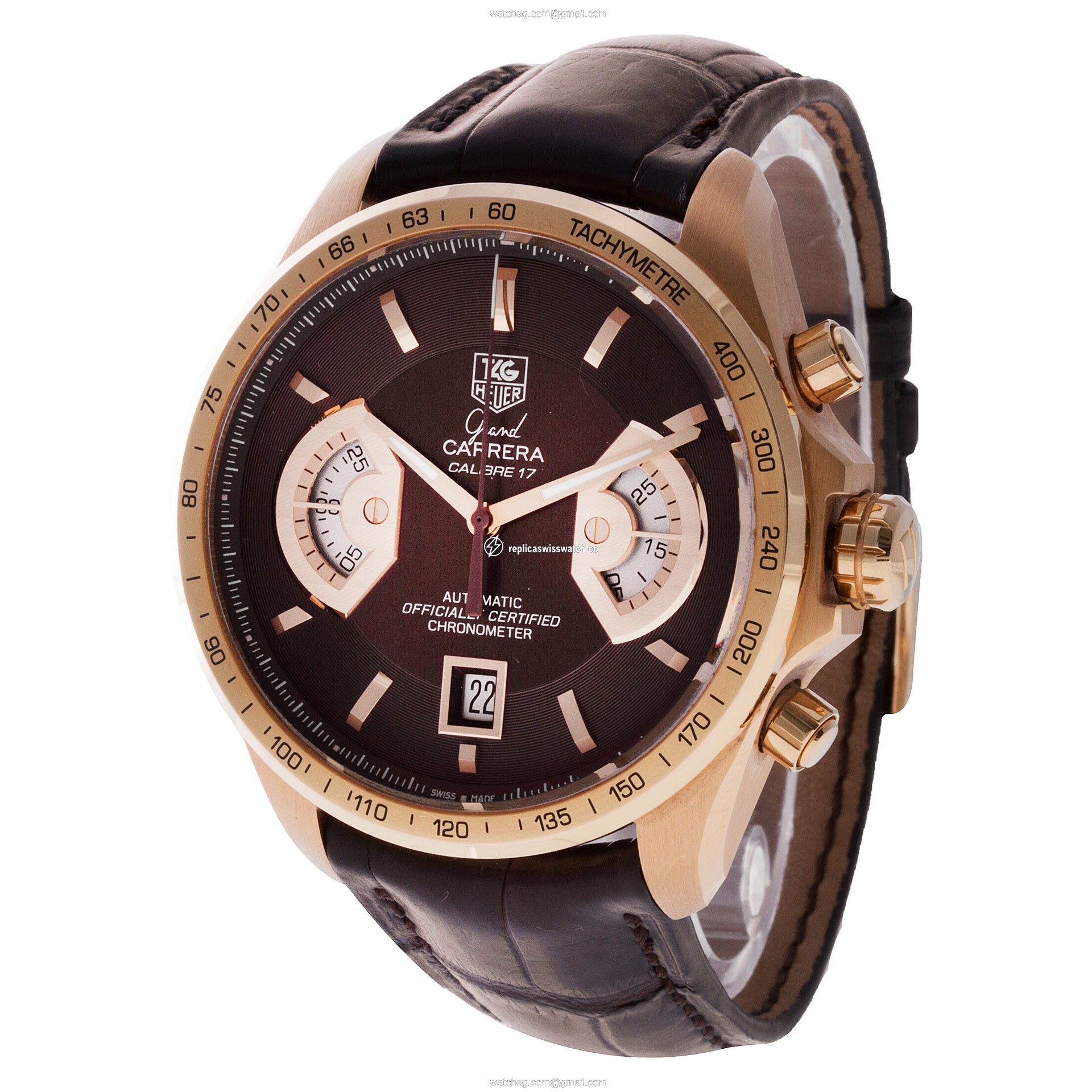 Tag Heuer CAV514B.FC8171 Grand Carrera Automatic Male 18k rose gold Watches Tag Heuer CAV514B.FC8171 Grand Carrera Automatic Male 18k rose gold Watches