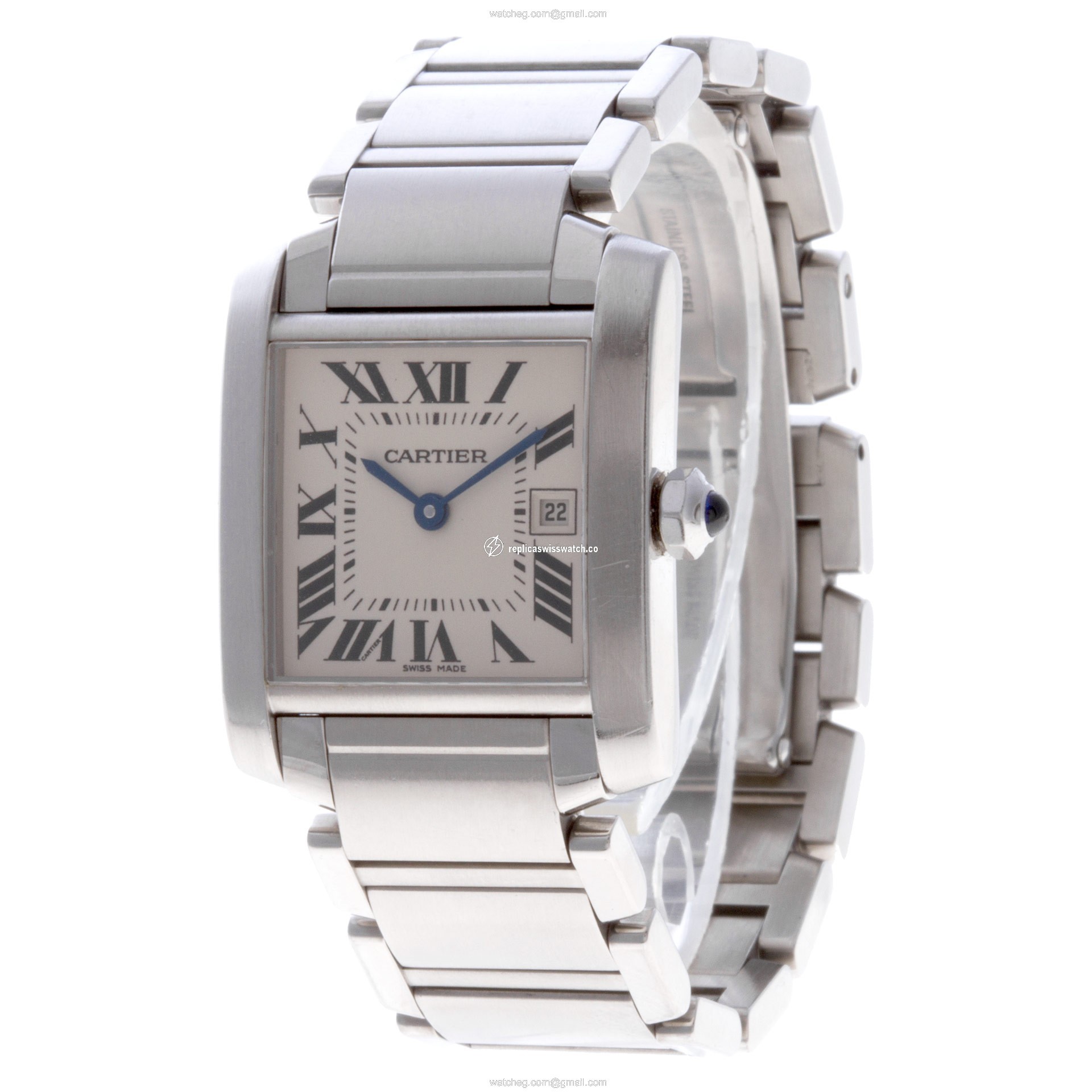 Cartier W51011Q3 Tank Francaise Quartz Female Stainless Steel Replica