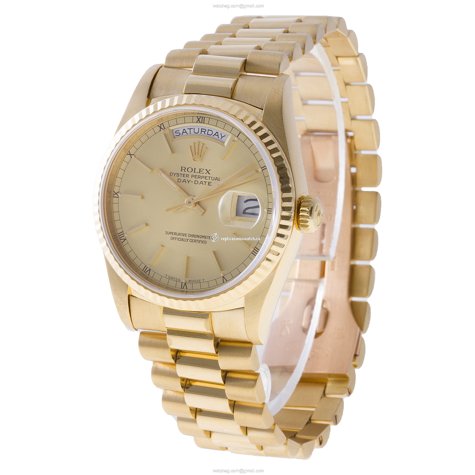 Rolex 18238 Day-Date Automatic Male 18k yellow gold Replica