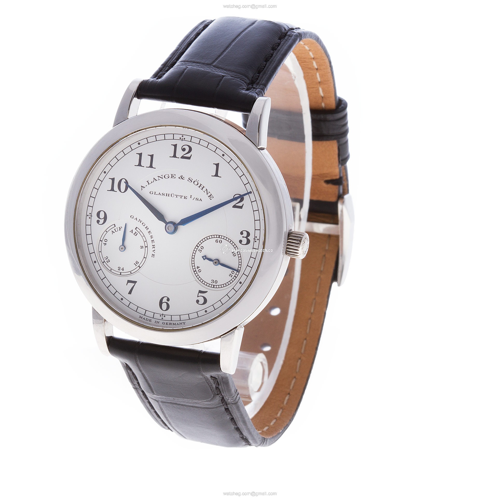 A. Lange & Sohne 221.025 1815 Up and Down Manual Male Platinum Replica