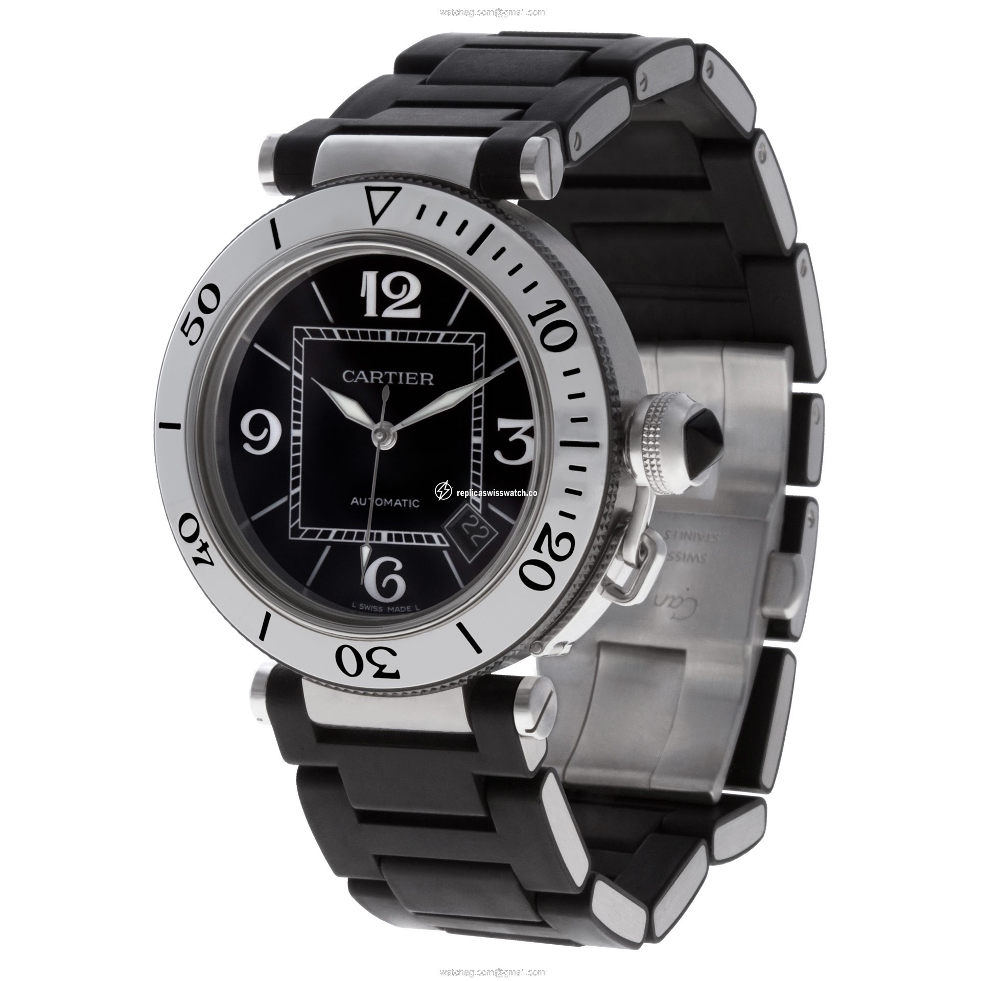 Cartier W31077U2 Pasha Automatic Unisex Stainless Steel Replica