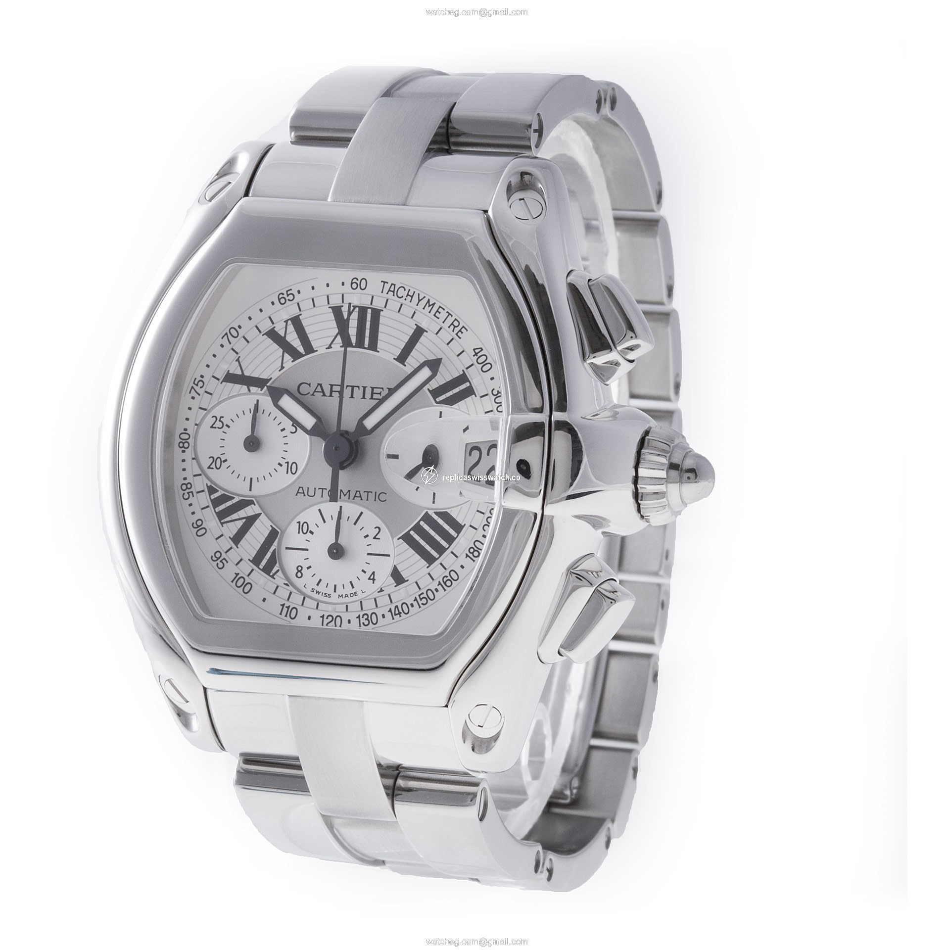 Cartier W62019X6 Roadster Automatic Male Stainless Steel Replica