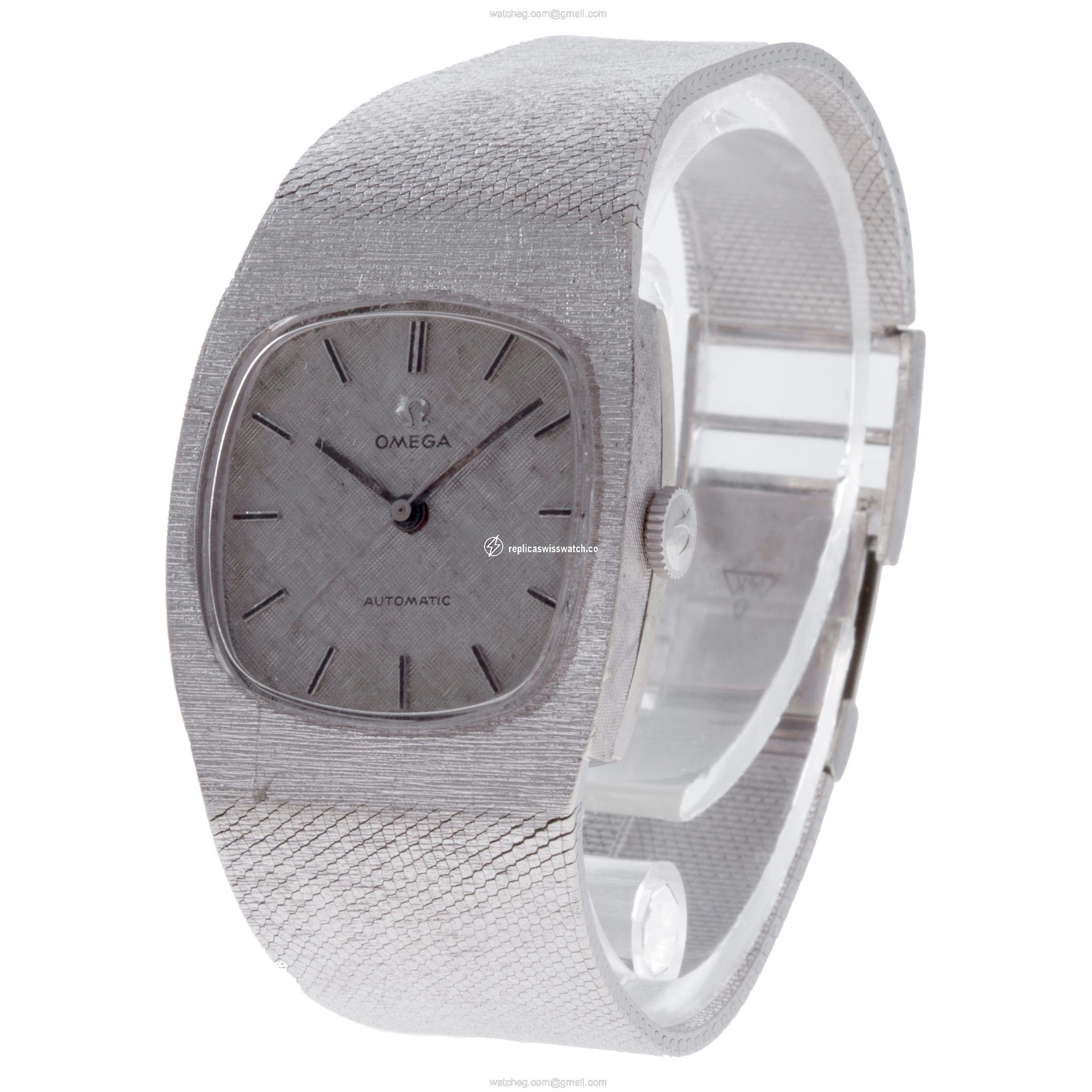 Omega w6855 Classic Automatic Male 14k White Gold Watches Omega w6855 Classic Automatic Male 14k White Gold Watches