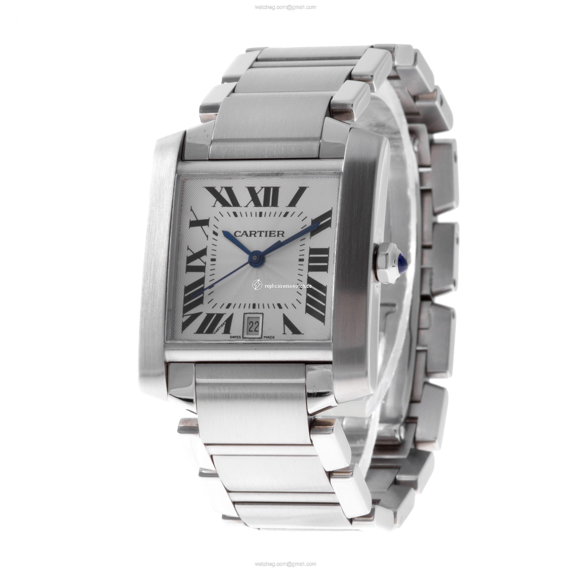 Cartier w51002q3 Tank Francaise Automatic Male Stainless Steel Replica
