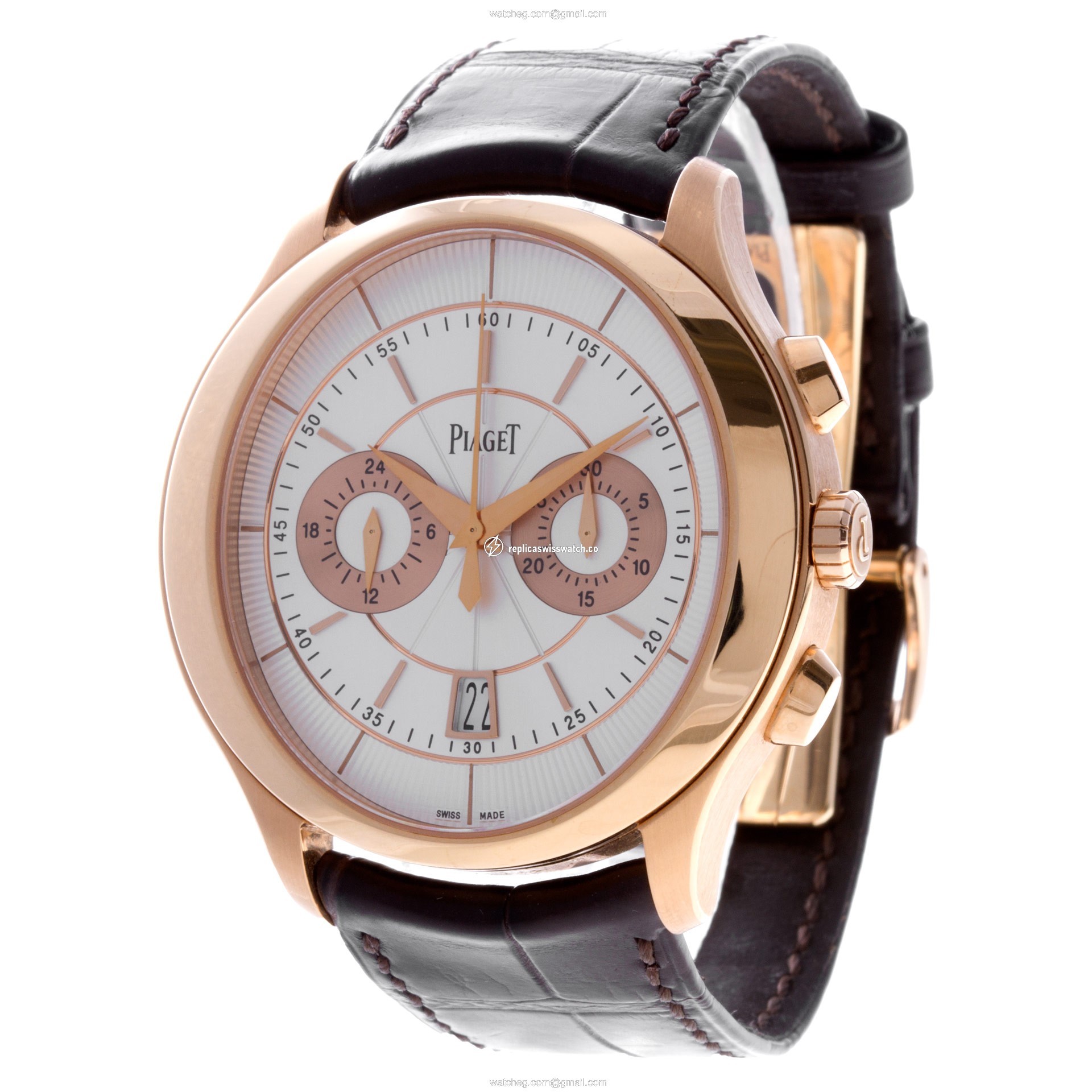 Piaget GOA37112 Gouvernour Automatic Male 18k rose gold Replica