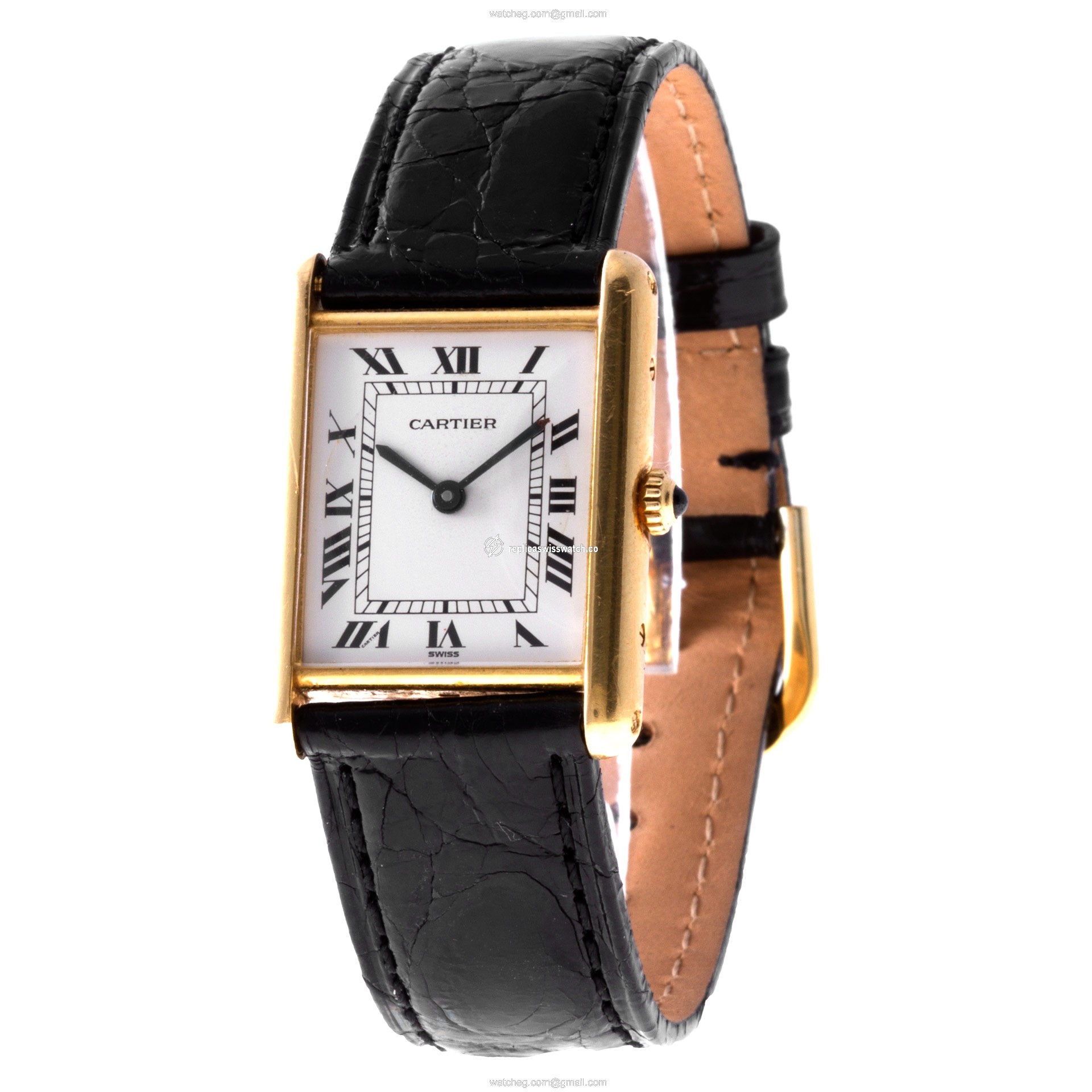 Cartier Cartier 2067 Tank Quartz Female 18k yellow gold Replica