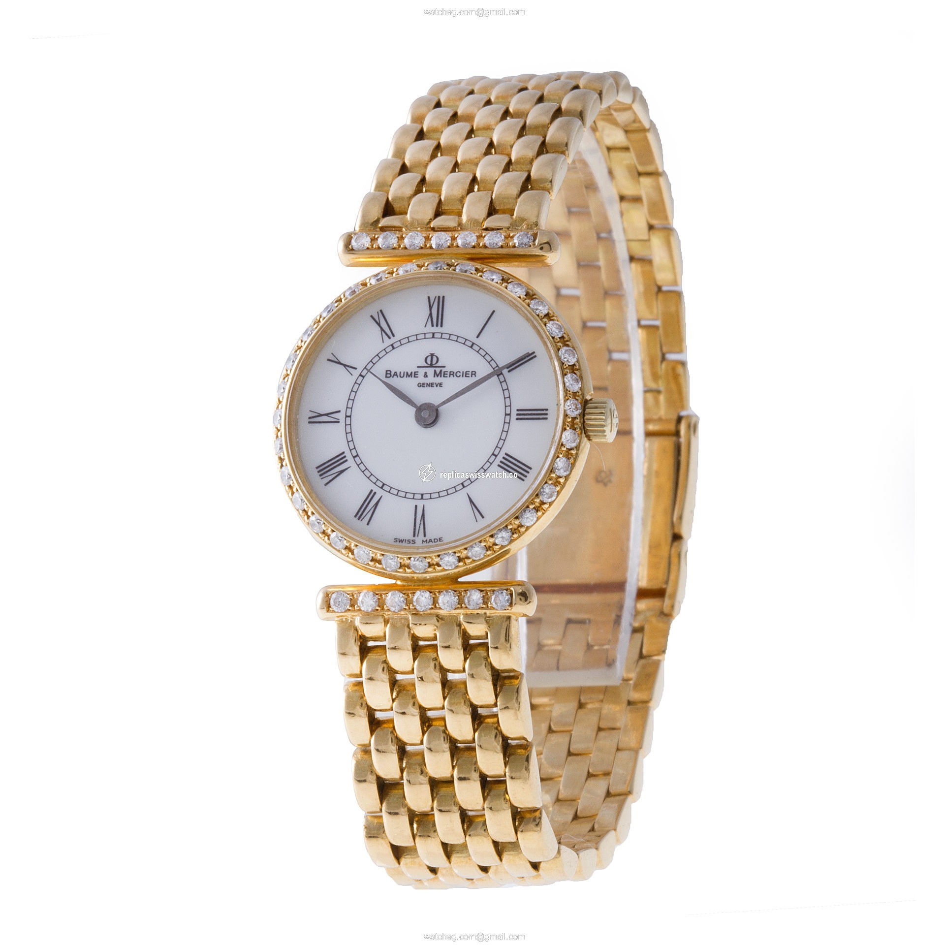 Baume & Mercier Baume & Mercier 340 Classic Quartz Female 18k yellow gold Replica