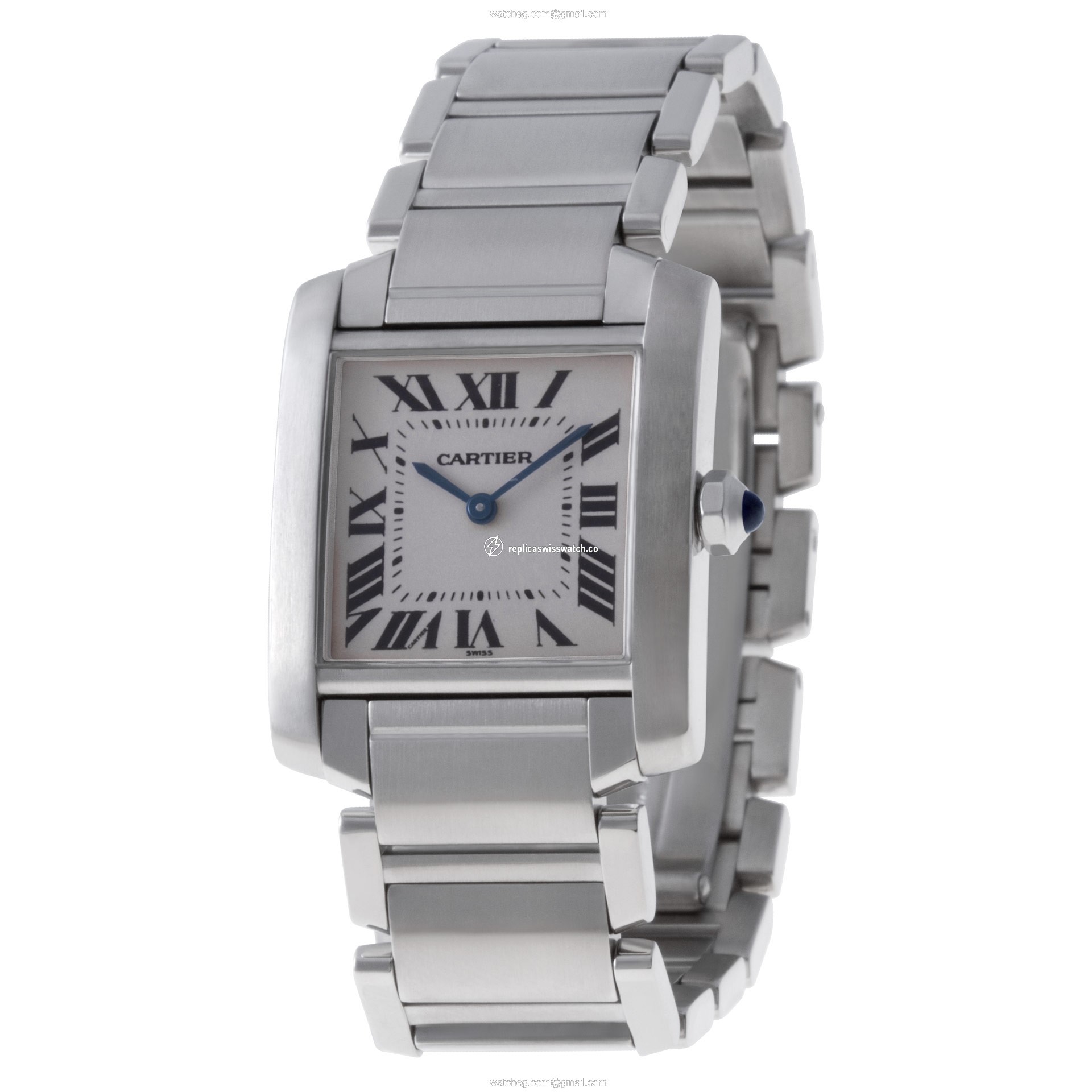 Cartier W51008Q3 Tank Francaise Quartz Unisex Stainless Steel Replica